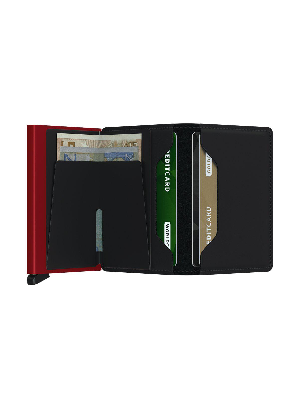 Secrid Slimwallet Matte Black Red