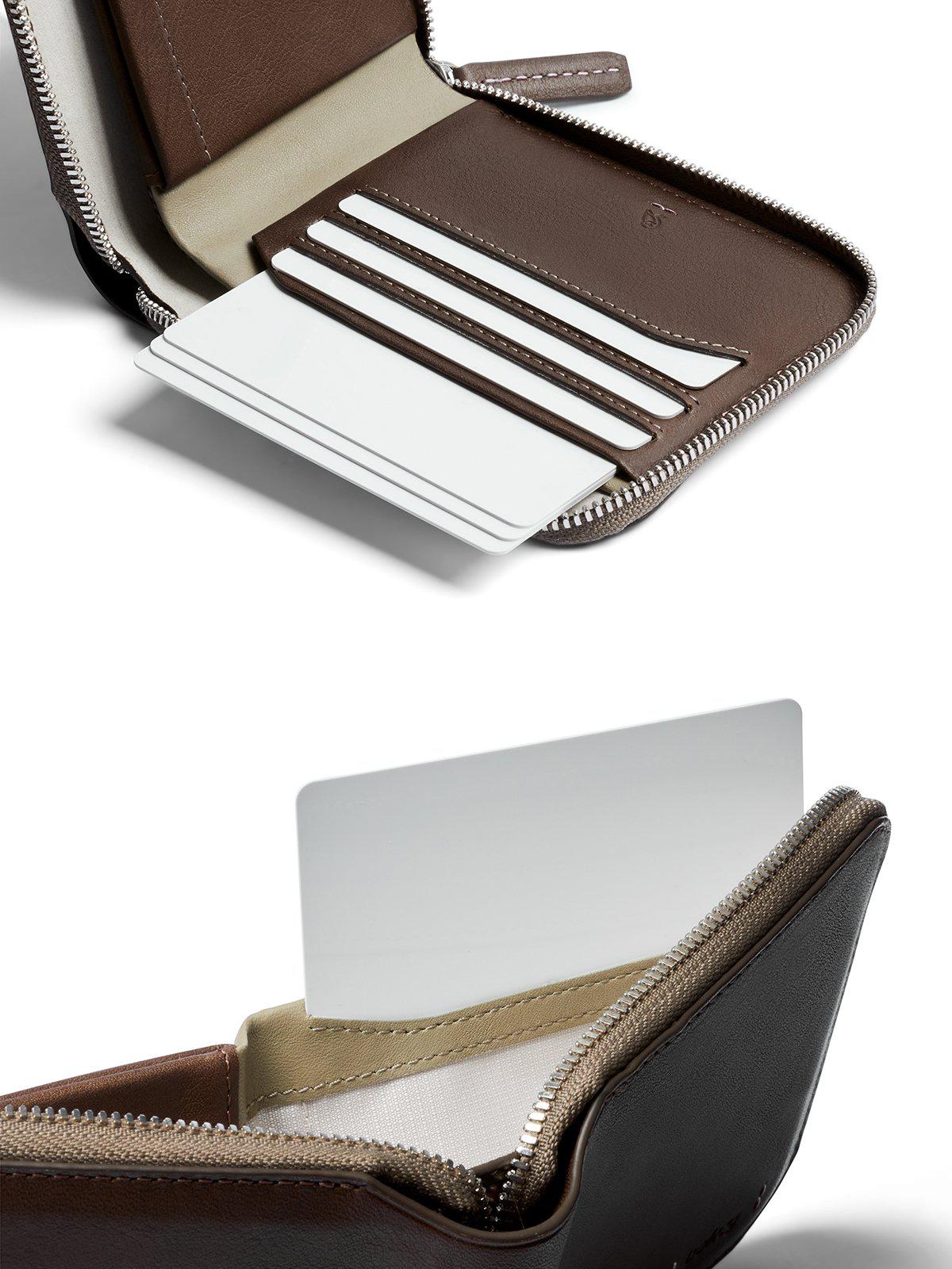 Bellroy Zip Wallet Premium Edition Darkwood RFID