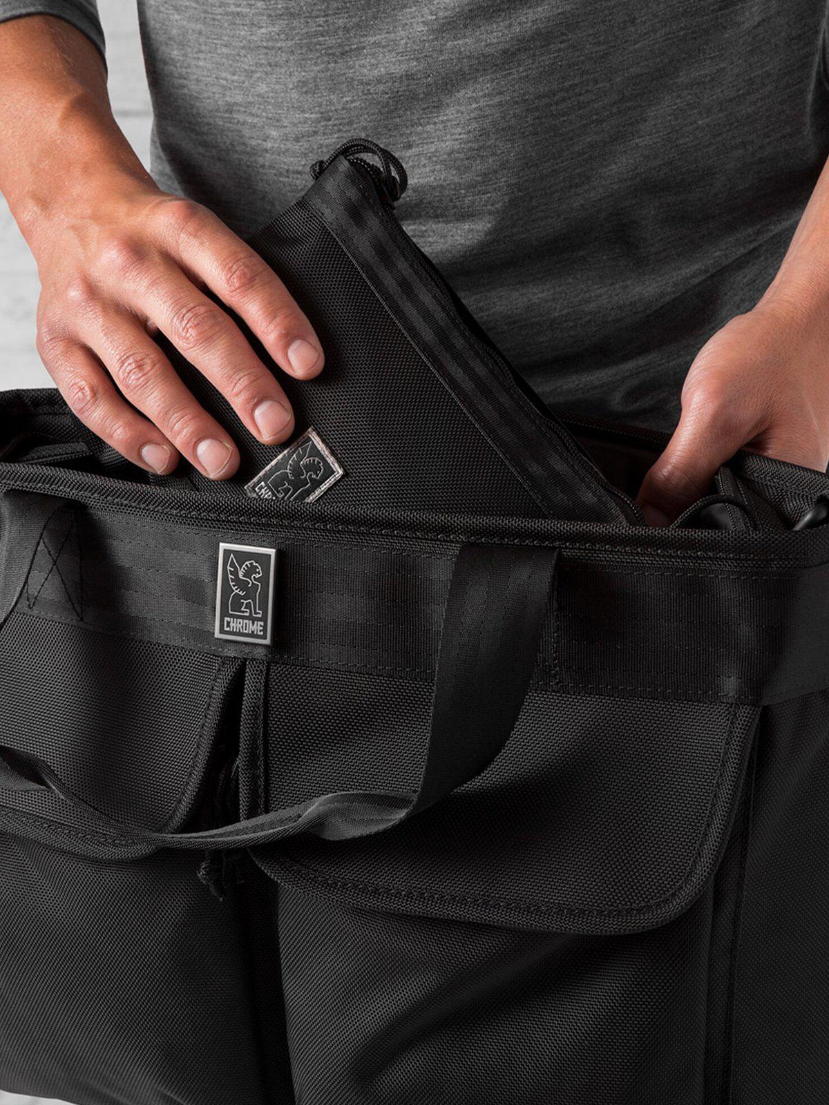 chrome juno travel tote bag Chrome Industries Kilo Dopp Kit All Black