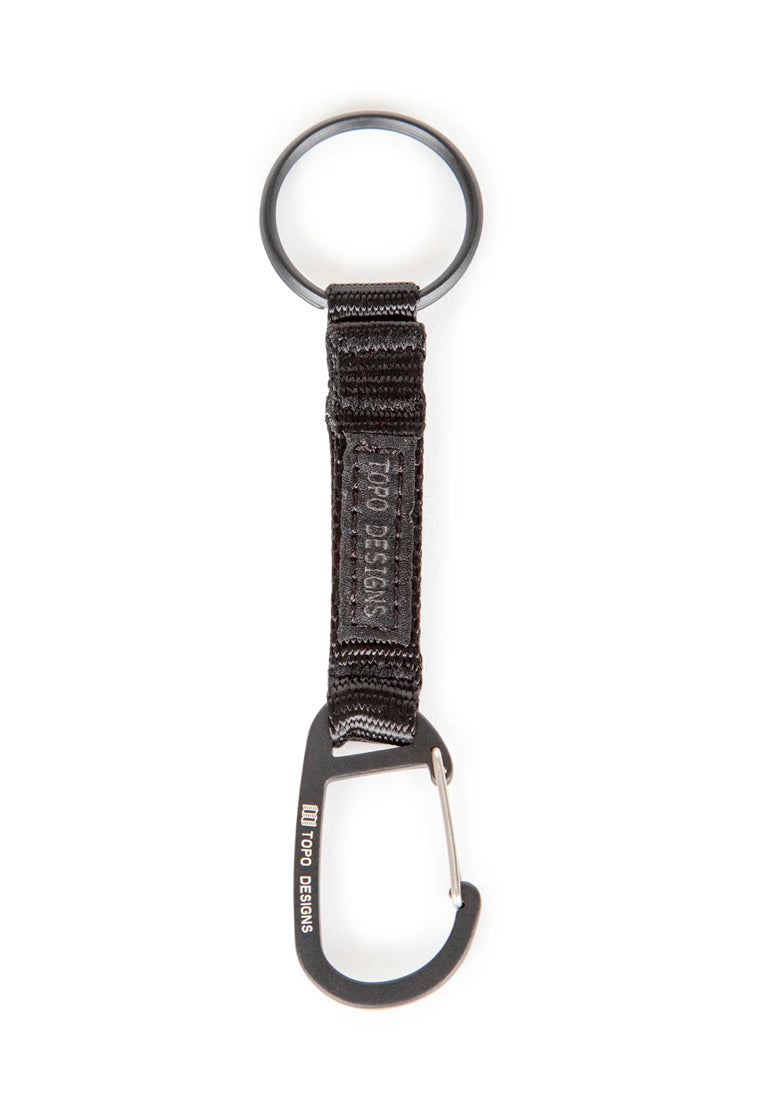 Topo Designs Key Clip Black