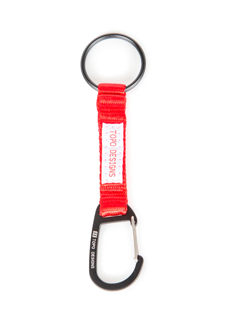 Topo Designs Key Clip Red
