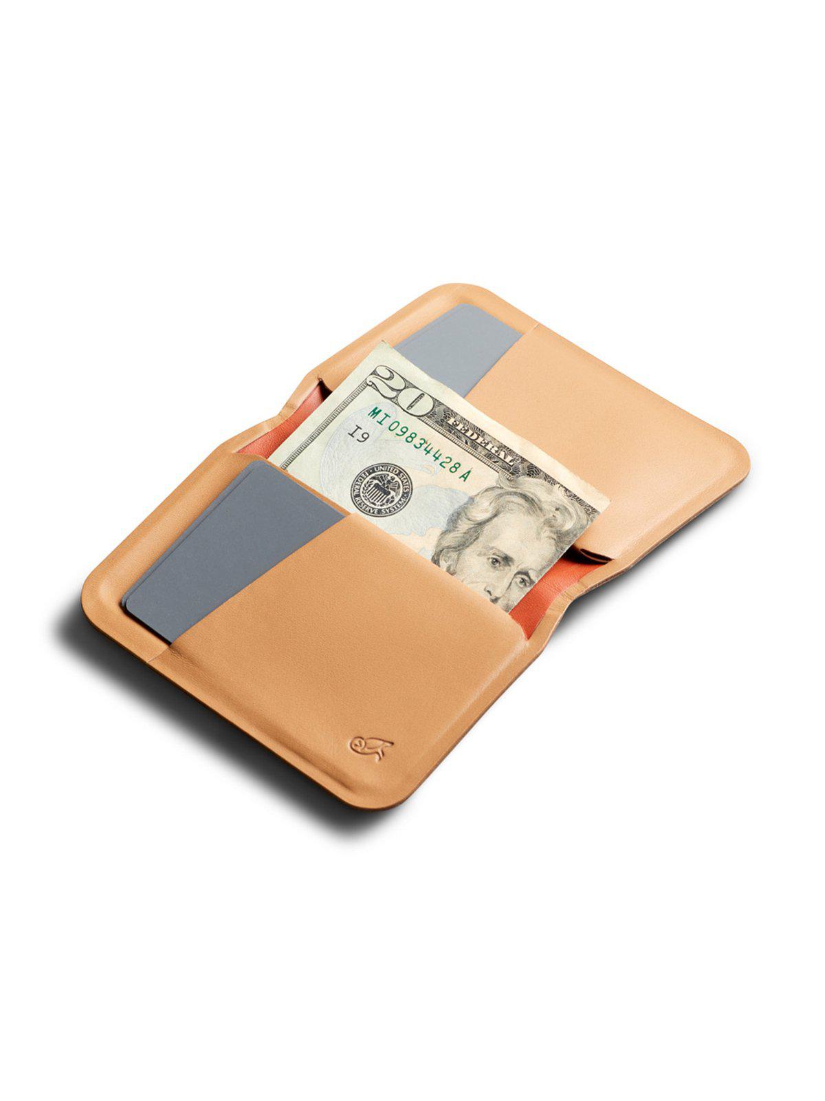bellroy very small wallet tan Under Cover (slimline leather card wallet/holder with card storage, quick access slot, plus space for folded bills) or small keepsakes Bellroy Note Sleeve Wallet -