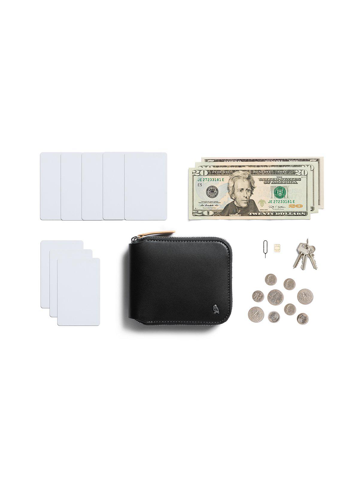 Bellroy Zip Wallet Black RFID - MORE by Morello Indonesia