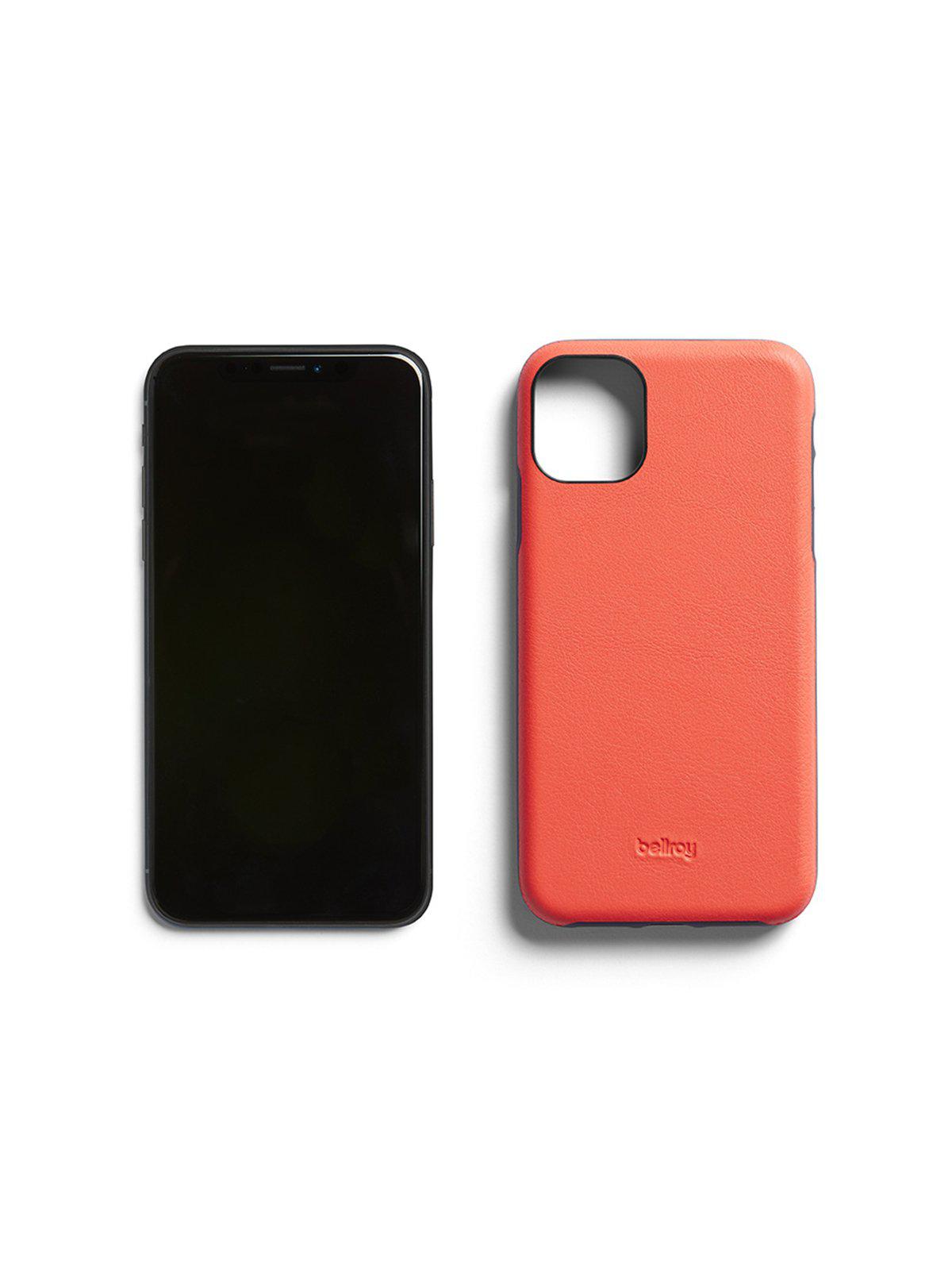 Bellroy Leather Phone Case for iPhone 11 Pro Coral - MORE by Morello Indonesia