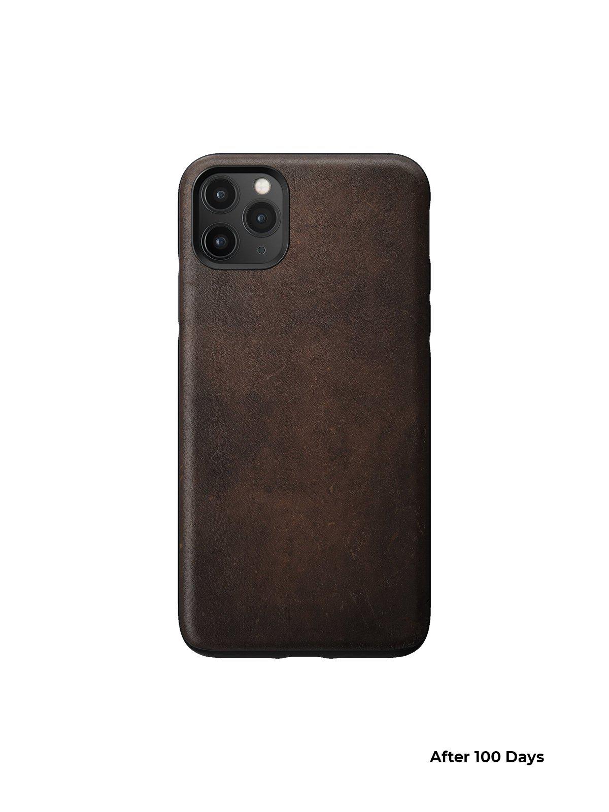 Nomad Rugged Case Rustic Brown Horween Leather iPhone 11 Pro Max / 11 Pro / 11 - MORE by Morello Indonesia