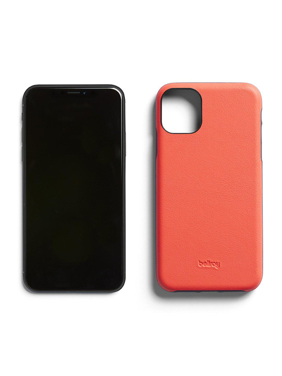 Bellroy Leather Phone Case for iPhone 11 Pro Max Coral - MORE by Morello Indonesia