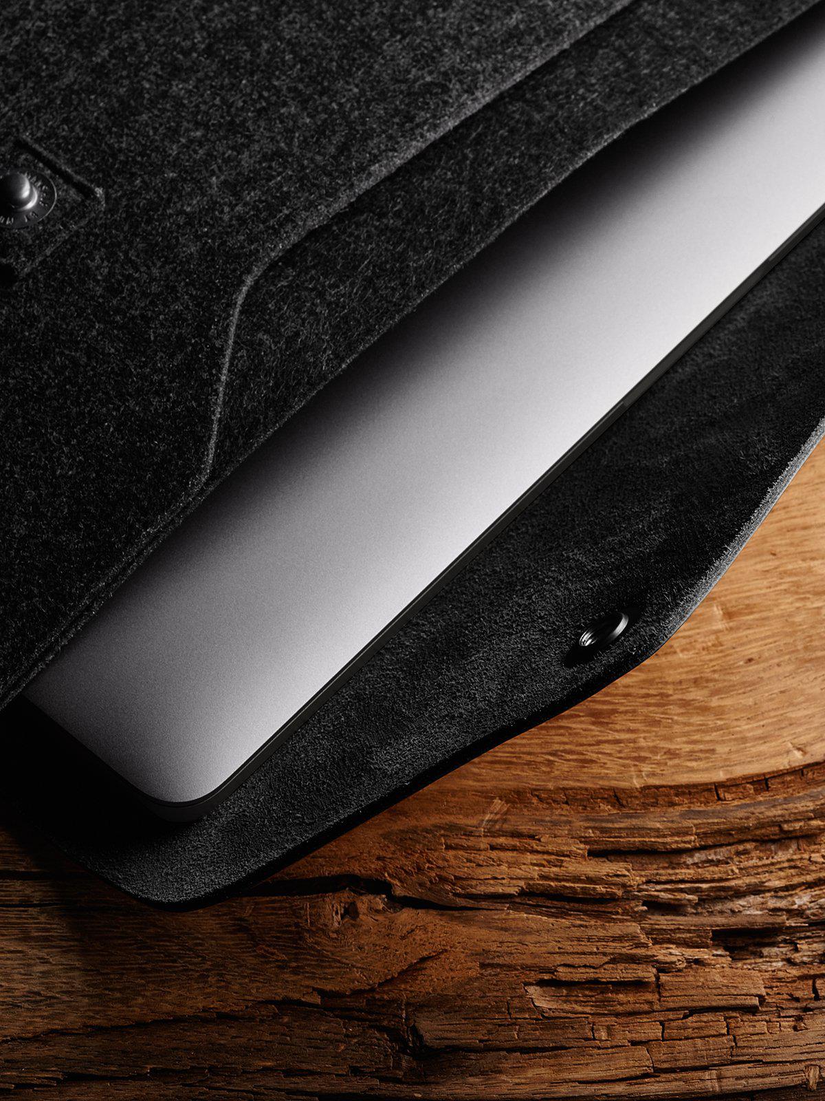 Mujjo Laptop Sleeve for Macbook Pro 16 Inch Black