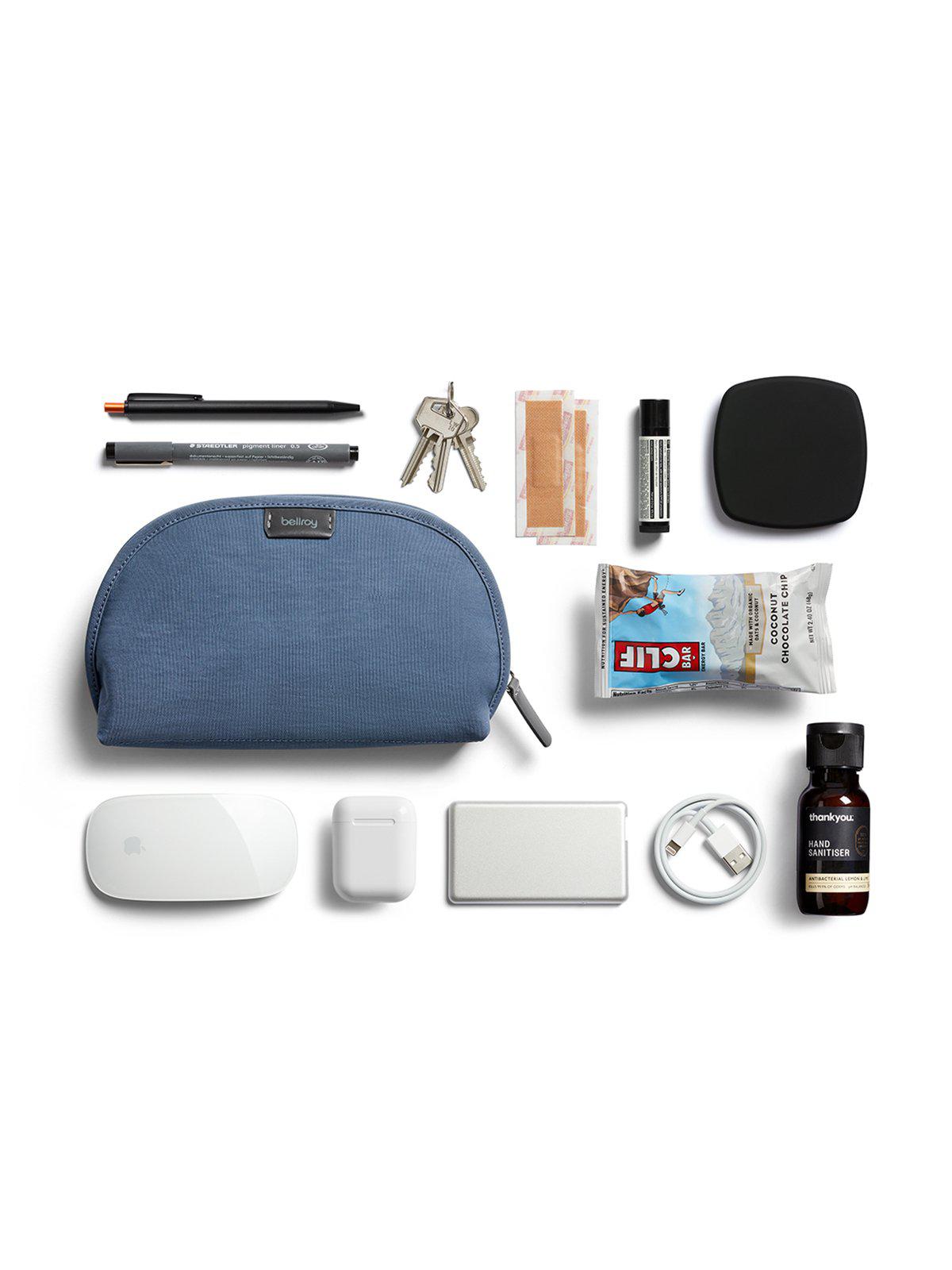 Bellroy Classic Pouch Marine Blue Recycled - MORE by Morello Indonesia