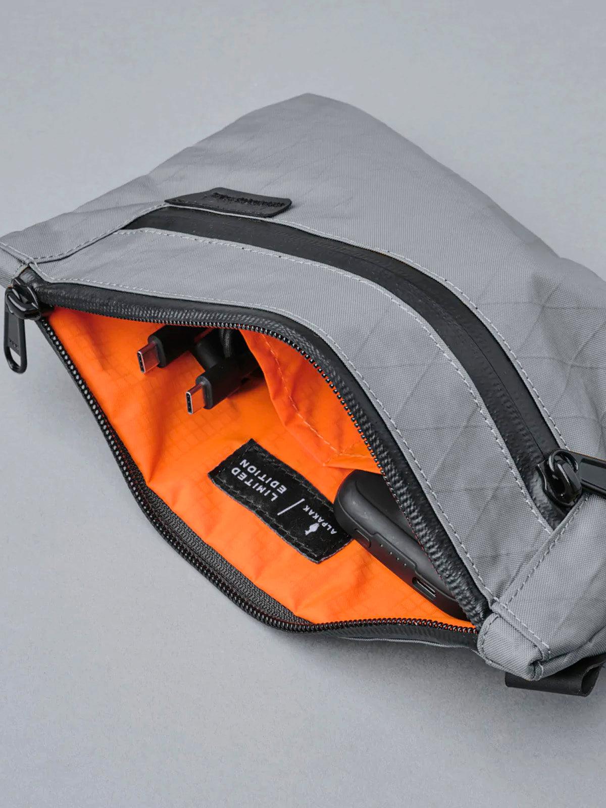 Alpaka Zip Pouch Max Forest Slate Grey