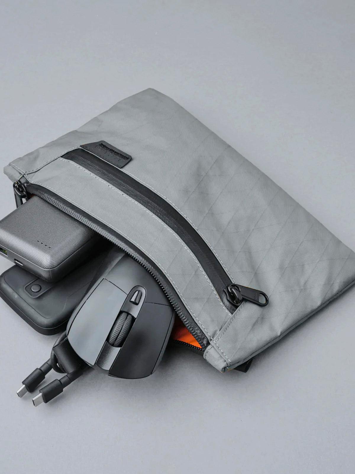 Alpaka Zip Pouch Max Forest Slate Grey