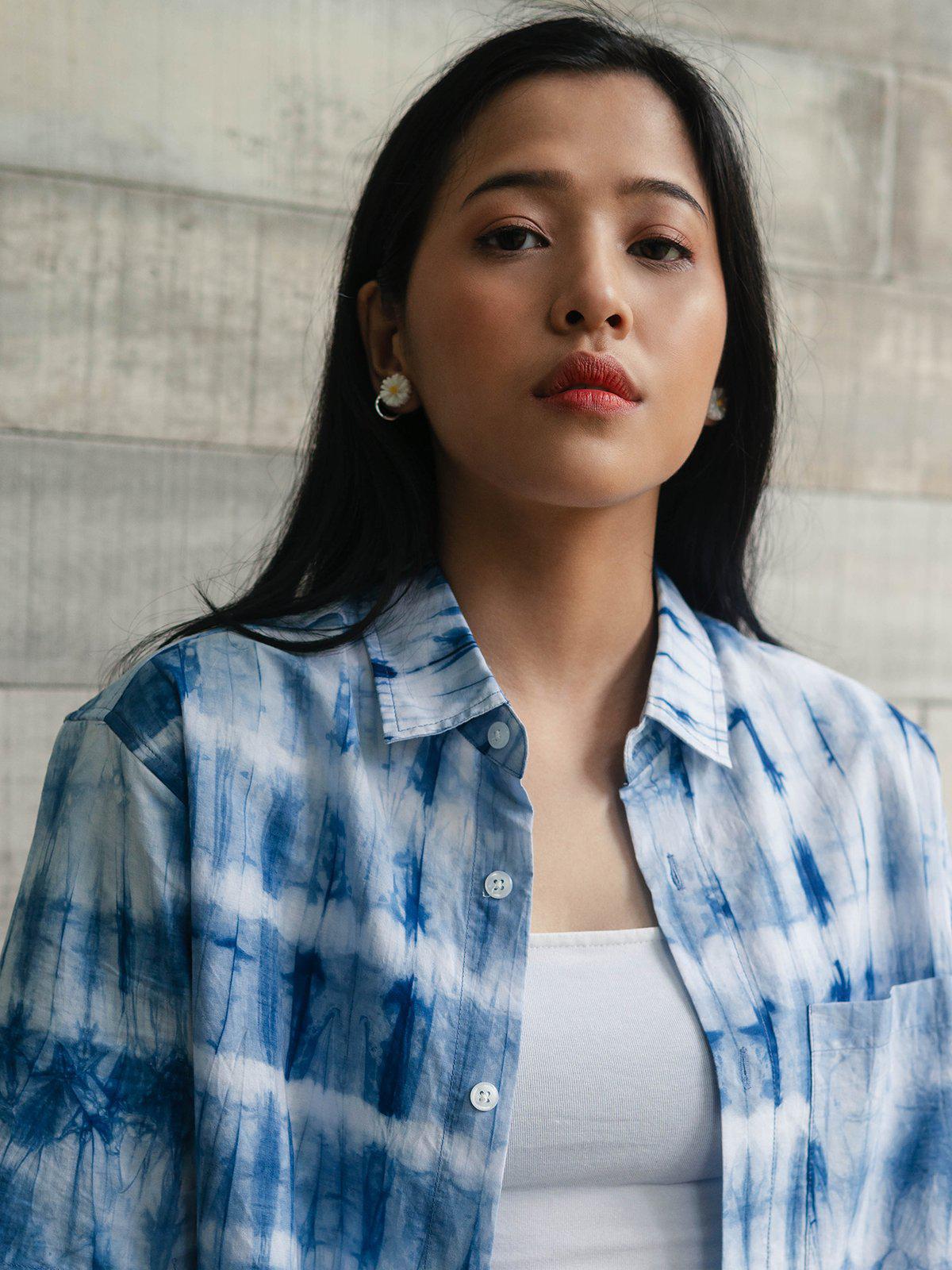 Contentment. Joy Natural Dyed Shirt - MORE by Morello Indonesia
