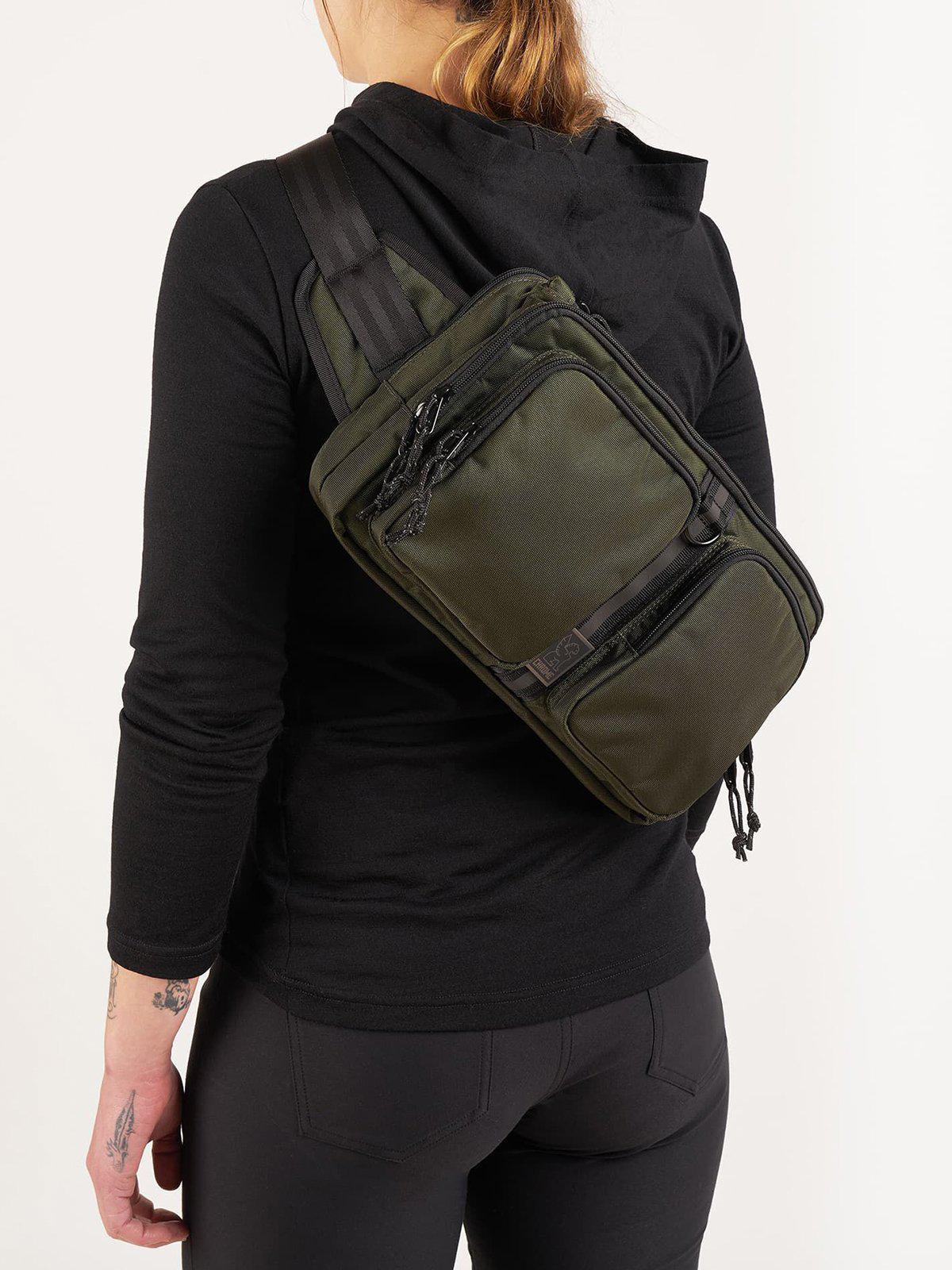 Chrome Industries MXD Segment Sling Bag Olive Ballistic - MORE by Morello Indonesia
