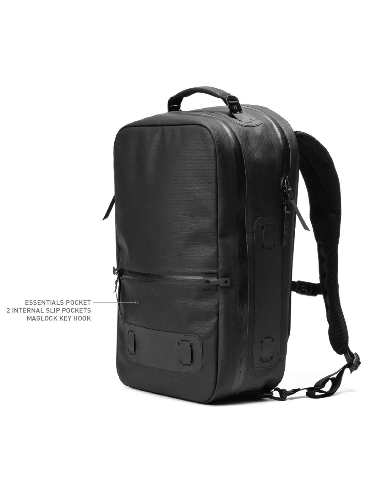 Black Ember Citadel R2 Minimal Backpack Jet Black - MORE by Morello Indonesia