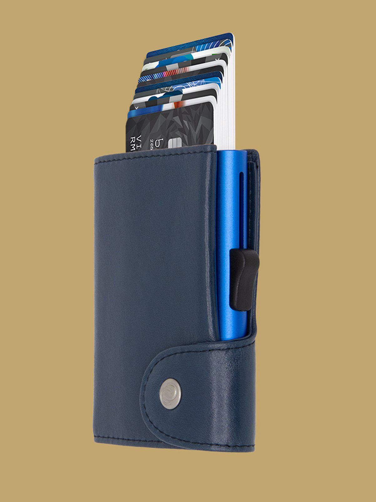 C-Secure XL Italian Leather Wallet RFID Nero Black - MORE by Morello Indonesia