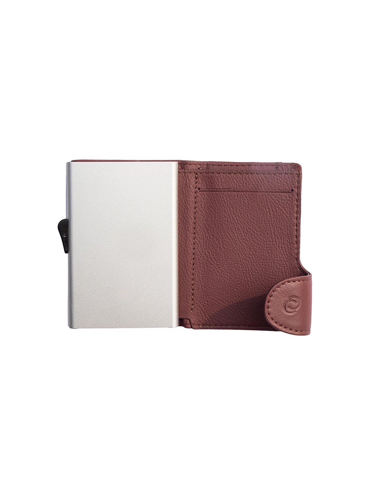 C-Secure Italian Leather RFID Wallet Bordo - MORE by Morello Indonesia