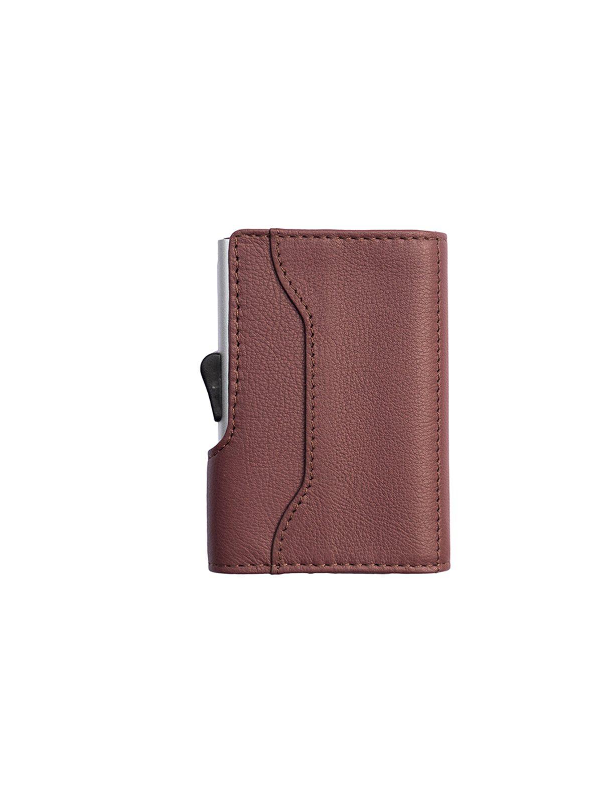 C-Secure Italian Leather RFID Wallet Bordo - MORE by Morello Indonesia