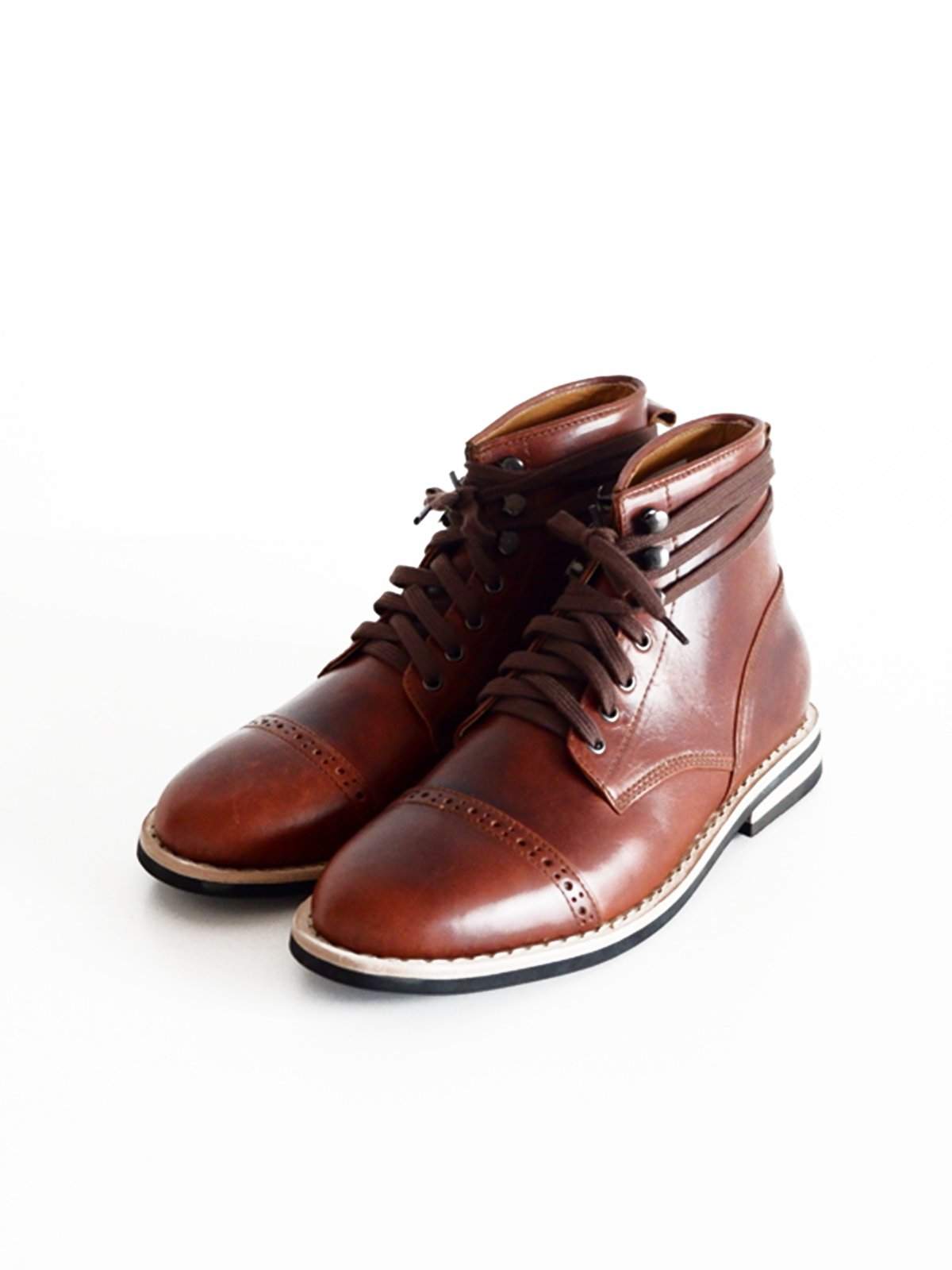 Chevalier Captoe Boots Brown Chromexcel - MORE by Morello Indonesia