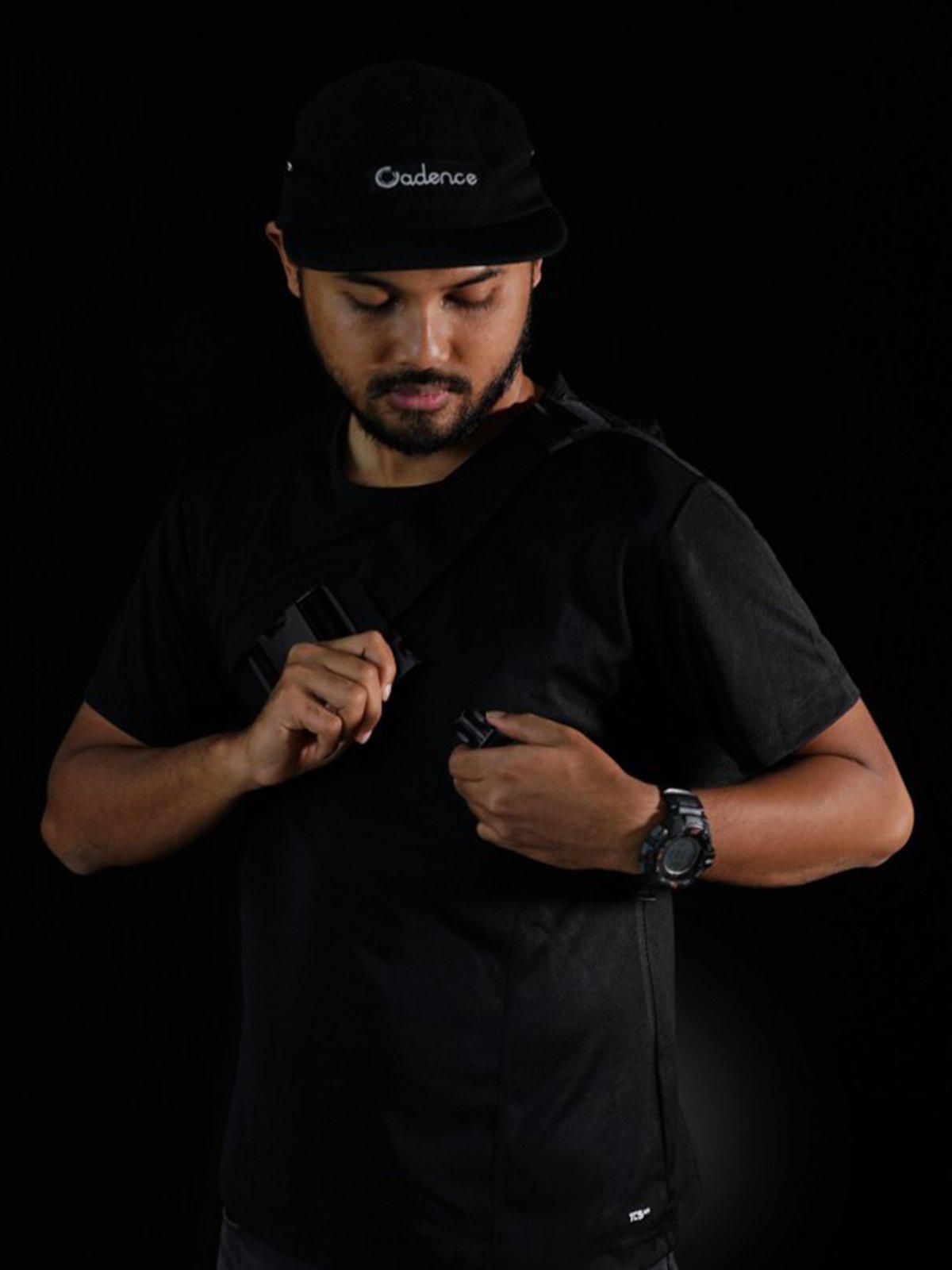 Life Behind Bars The Slingshot Eclipse 9L Sling Bag Black Reflective - MORE by Morello Indonesia