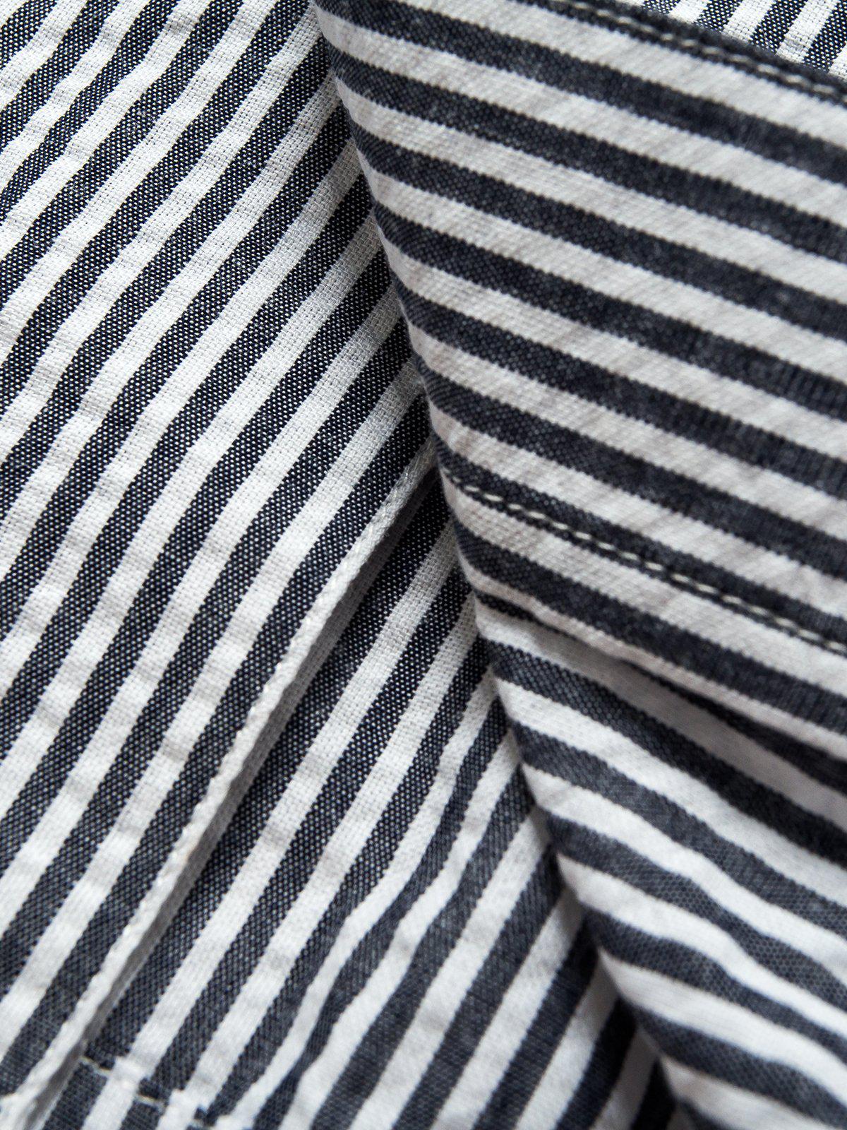 Contentment. Relaxed Seersucker Grey Shirt - MORE by Morello Indonesia