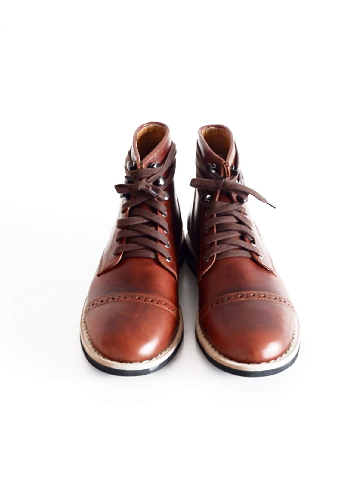 Chevalier Captoe Boots Brown Chromexcel - MORE by Morello Indonesia