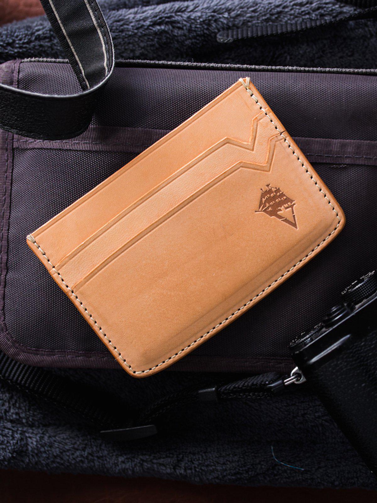 Voyej Vasa IV Americana Natural Card Case - MORE by Morello Indonesia