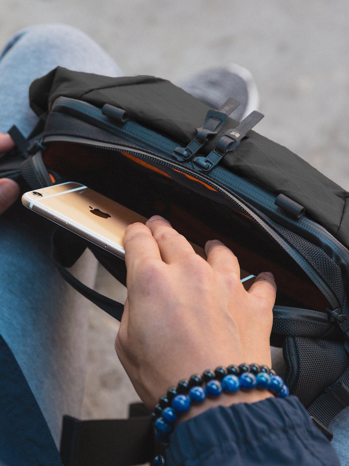 Code Of Bell X-POD Sling Pack Small Pitch Black - MORE by Morello Indonesia