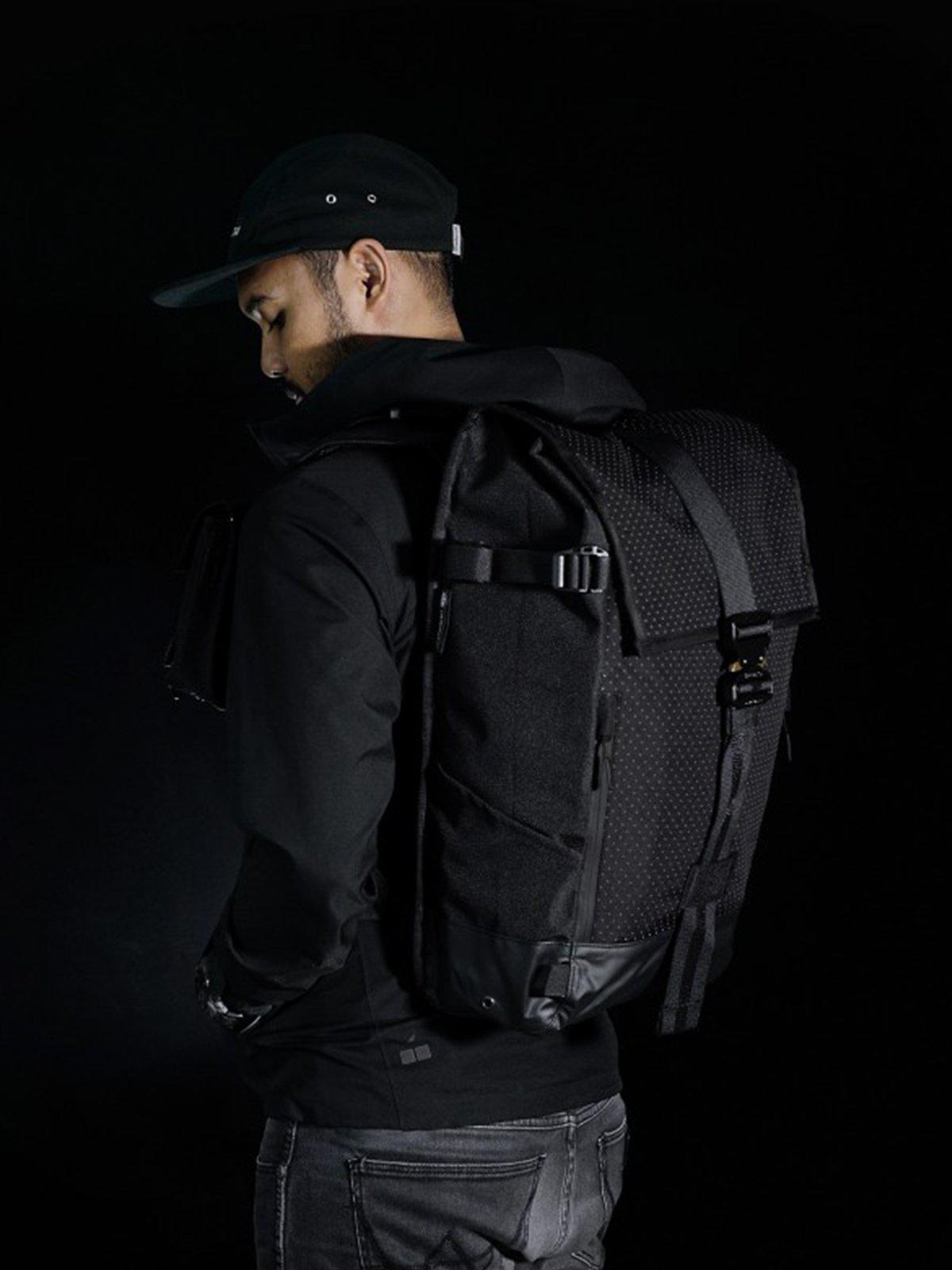 Life Behind Bars The Breakaway Eclipse 27L Backpack Black Reflective - MORE by Morello Indonesia