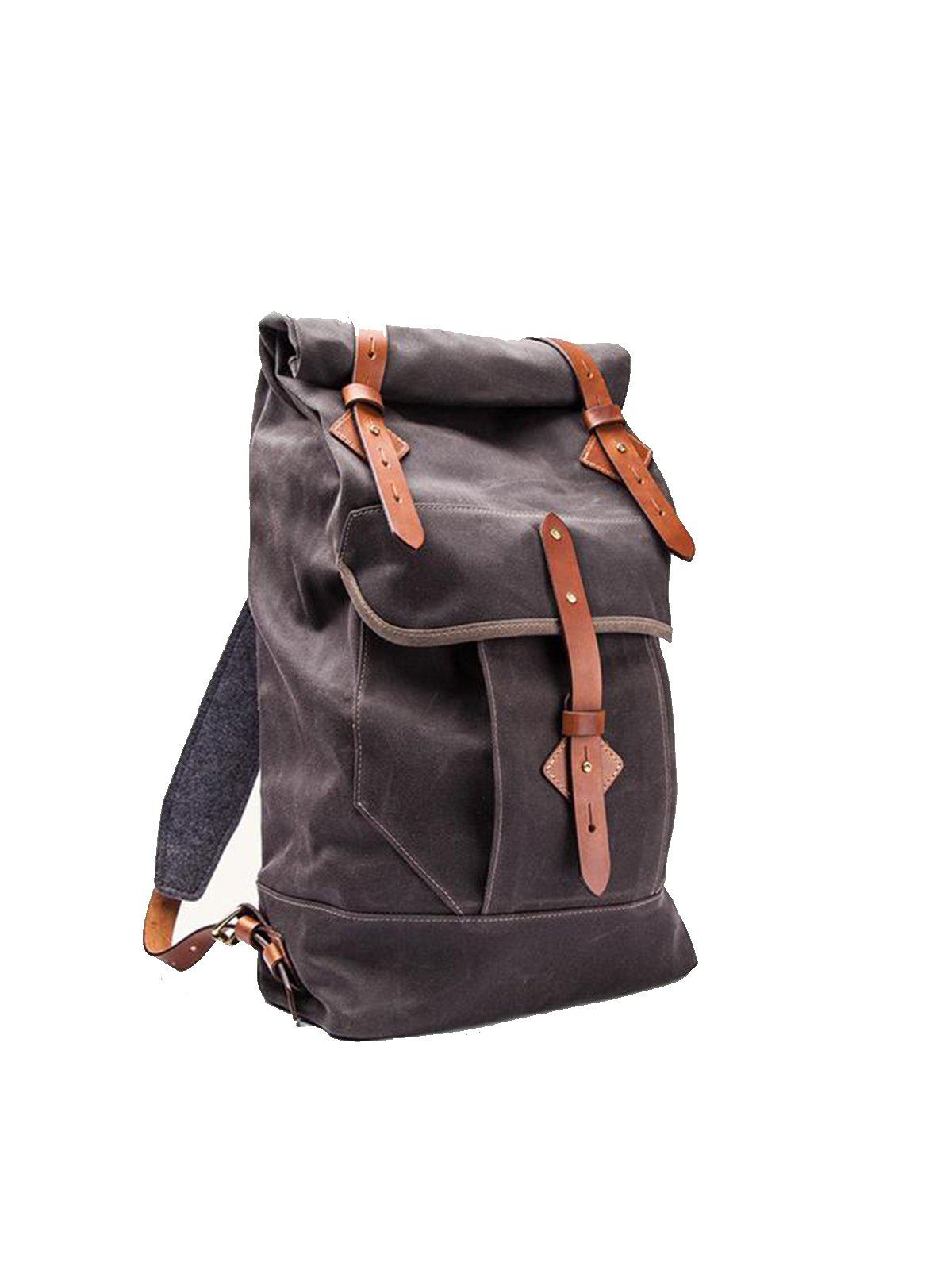 backpack leather indonesia Tanner Goods Wilderness Rucksack Obsidian