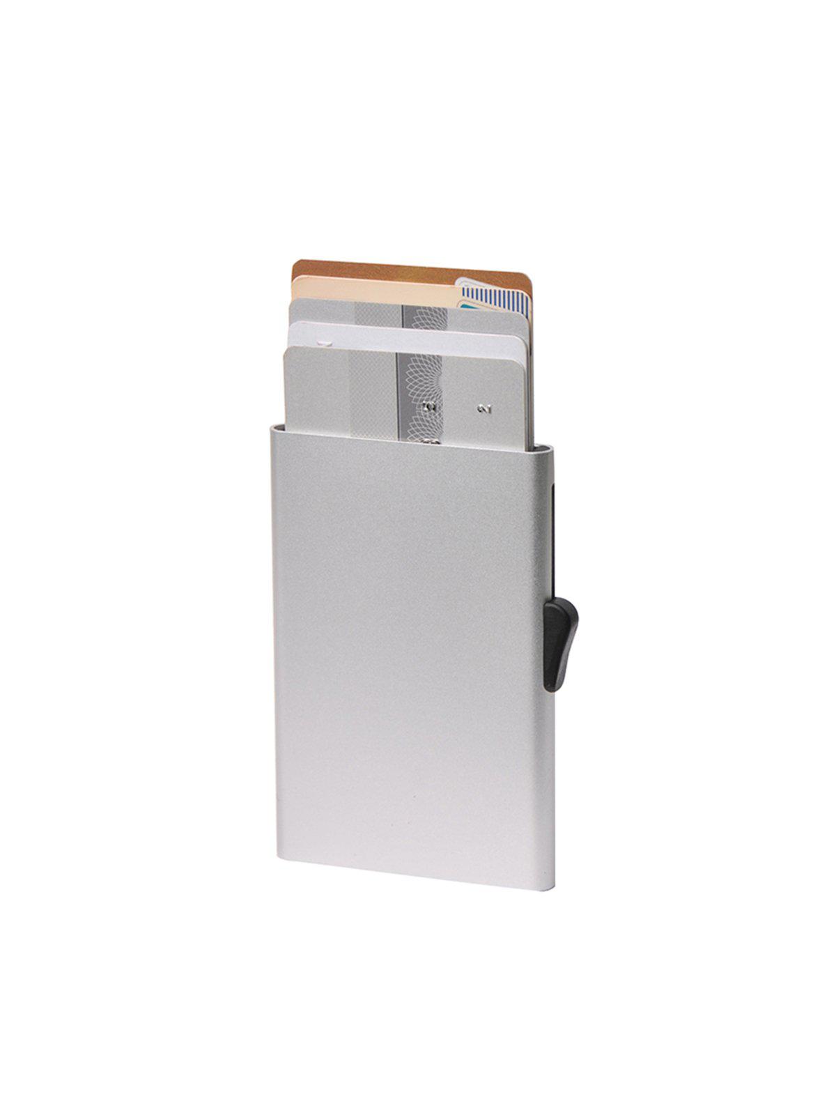 C-Secure Aluminium RFID Cardholder Silver - MORE by Morello Indonesia