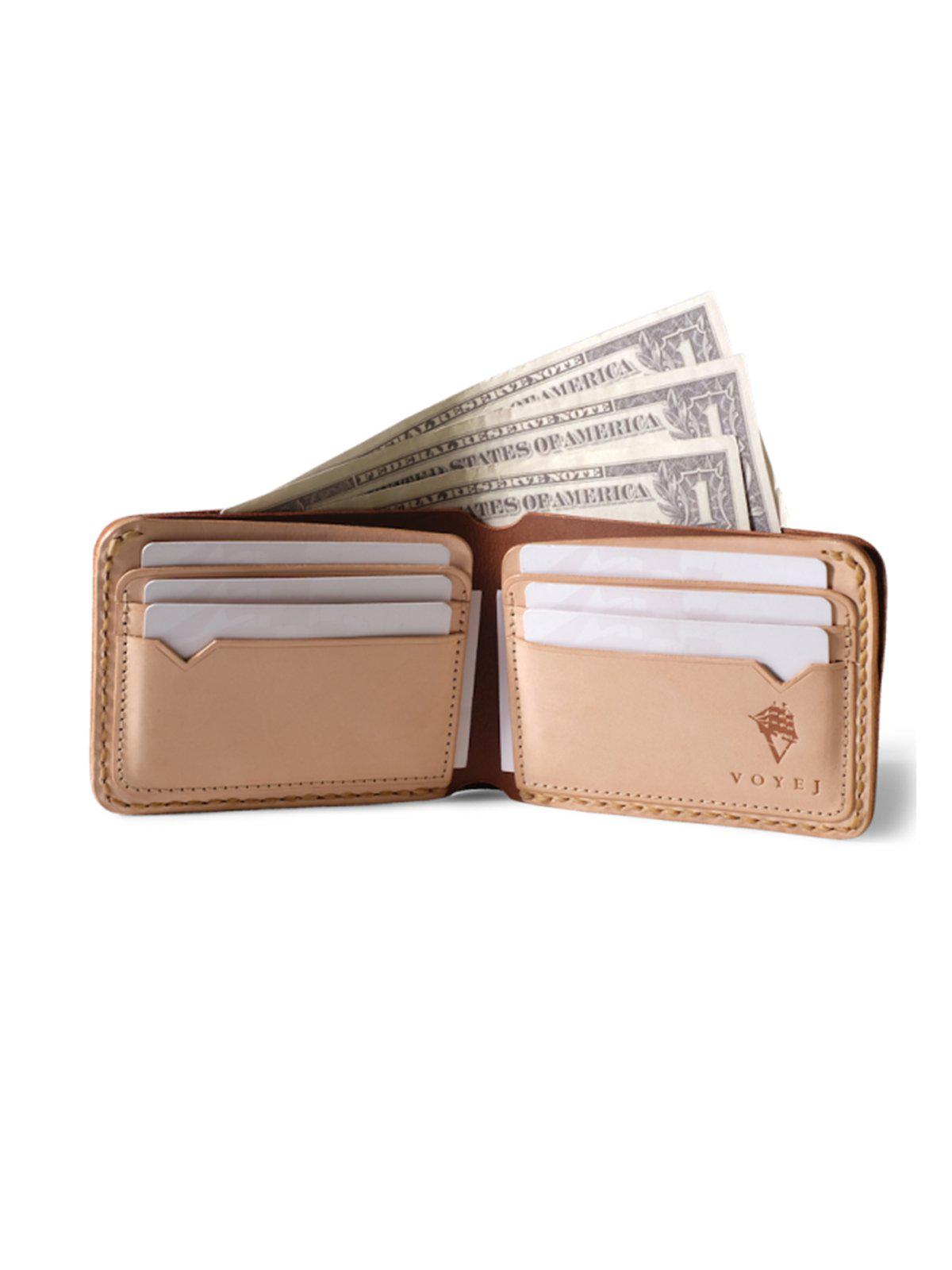 Voyej Vessel VII Golden Brown Short Wallet - MORE by Morello Indonesia