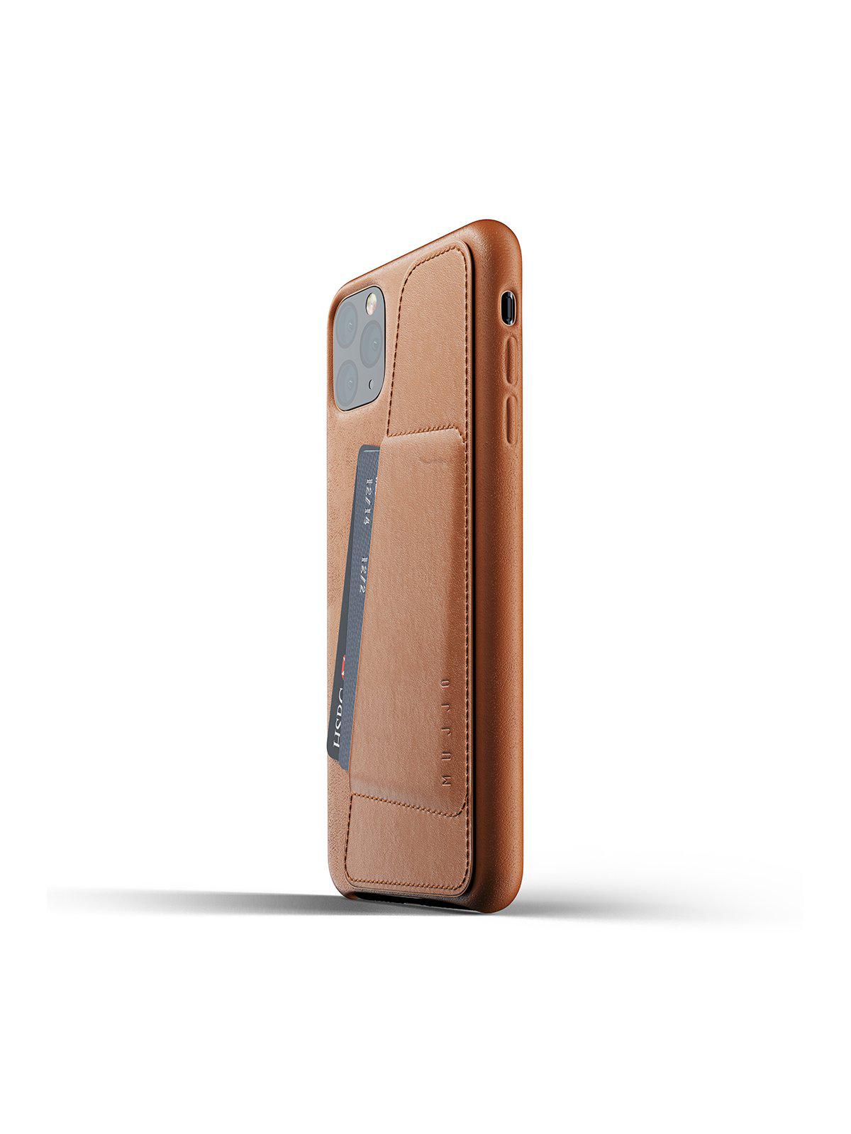 Mujjo Full Leather Wallet Case for iPhone 11 Pro Max Tan - MORE by Morello Indonesia