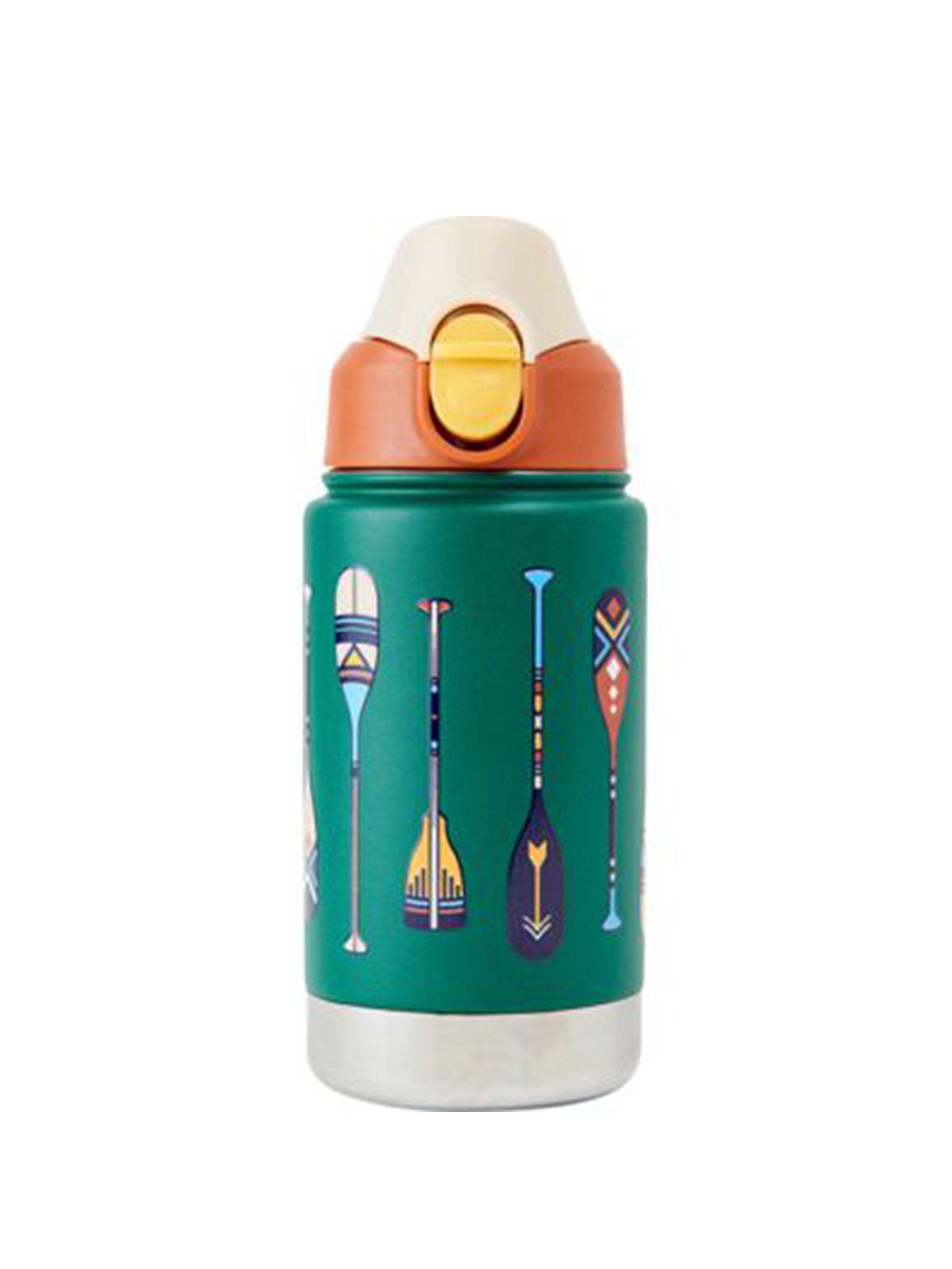 United by Blue 12oz Stainless Steel Bottle Kids Paddle Stripes Green - MORE by Morello Indonesia