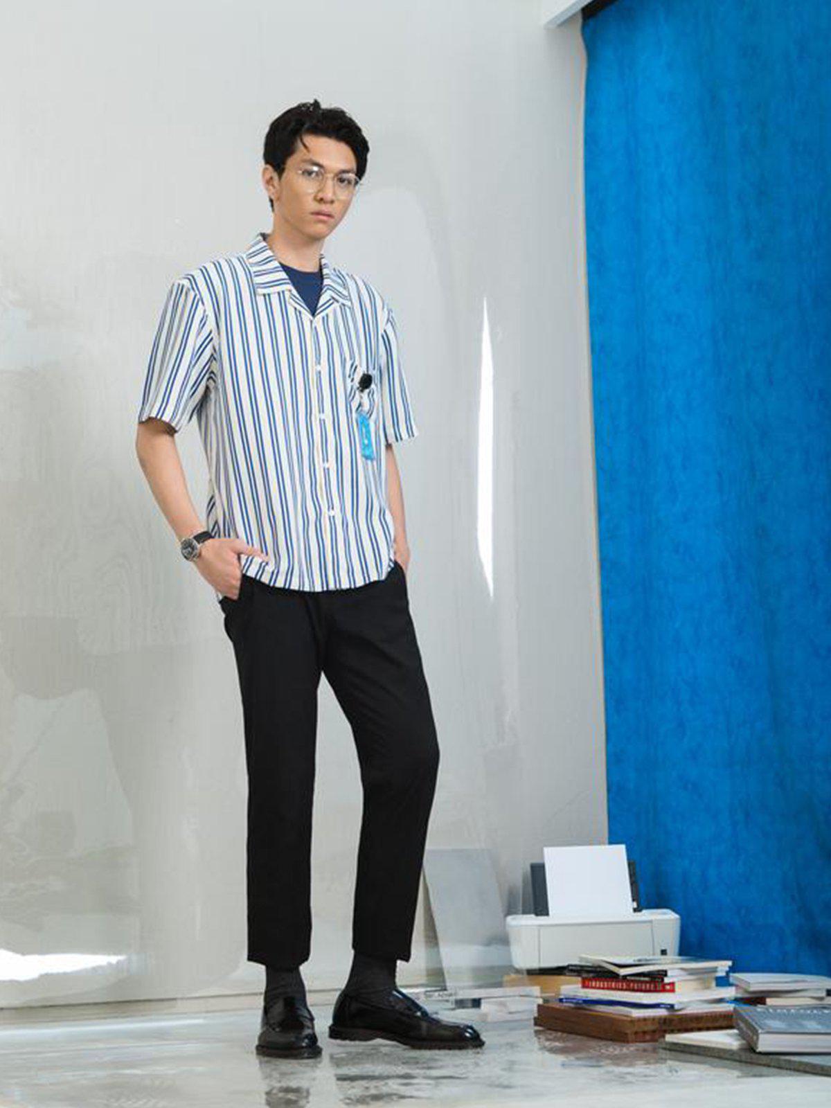 Contentment. Relaxed Linen Regatta Shirt - MORE by Morello Indonesia