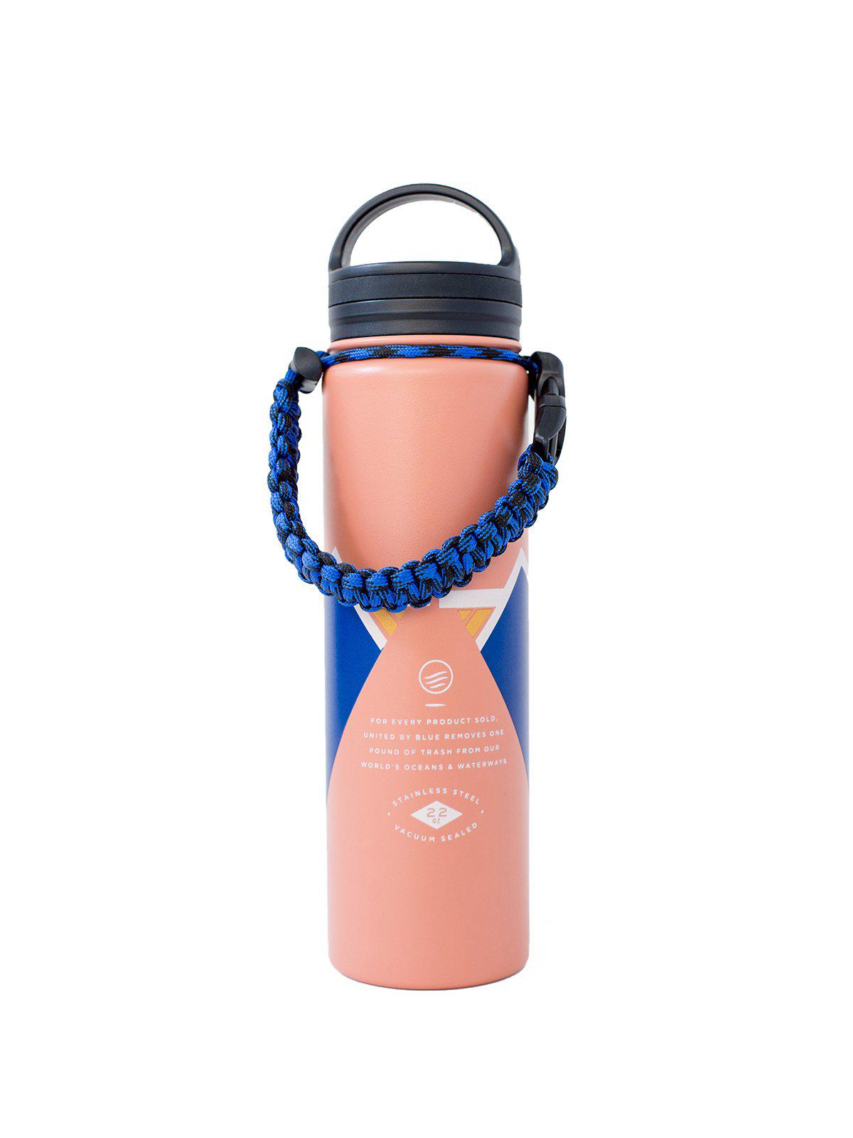 United by Blue 22oz Geo Mountain 22oz Insulated Steel Water Bottle Orange - MORE by Morello Indonesia