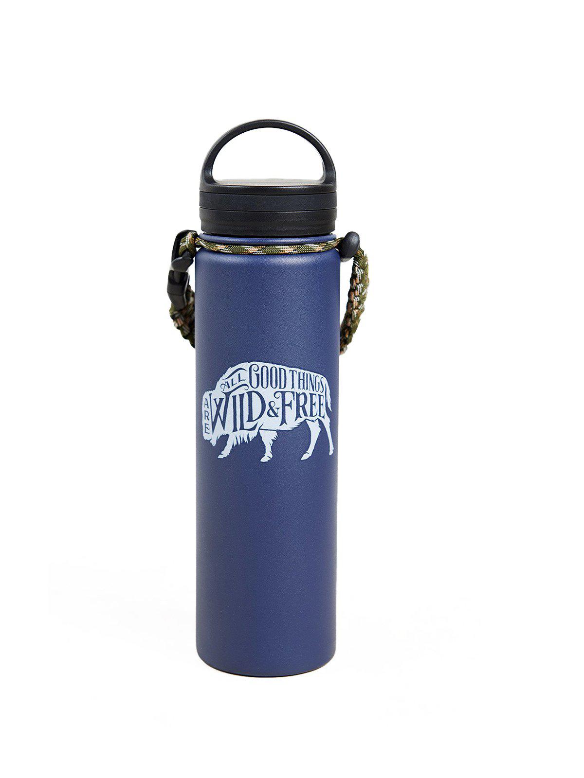 United by Blue 22oz Wild And Free 22oz Insulated Steel Water Bottle Navy - MORE by Morello Indonesia