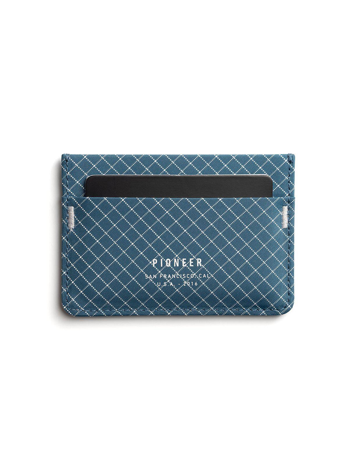 Pioneer Molecule Card Holder 10XD Ripstop Blue - MORE by Morello Indonesia