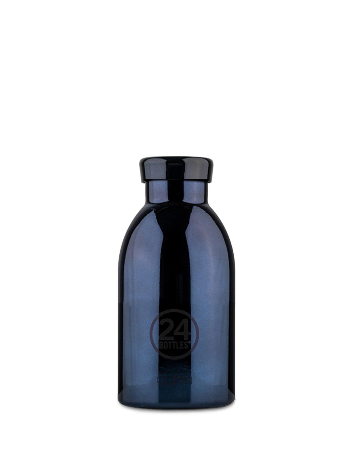 24Bottles Clima Bottle Black Radiance Chrome 330ml - MORE by Morello Indonesia