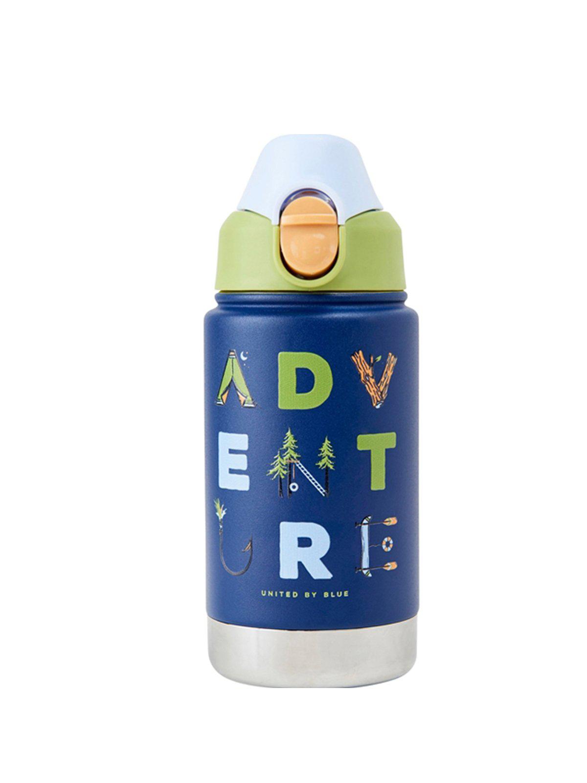 United by Blue 12oz Stainless Steel Bottle Kids Adventure Navy - MORE by Morello Indonesia