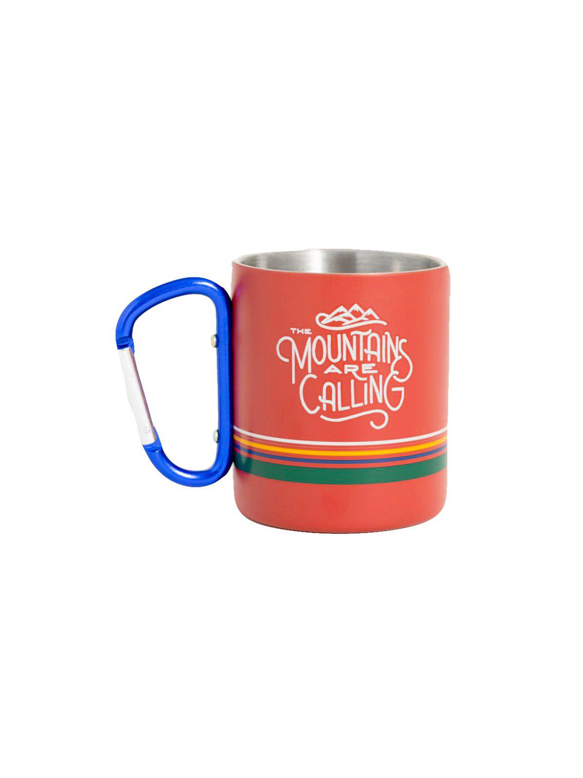 United by Blue 10oz Stainless Steel Carabiner Cup Mountains Are Calling - MORE by Morello Indonesia