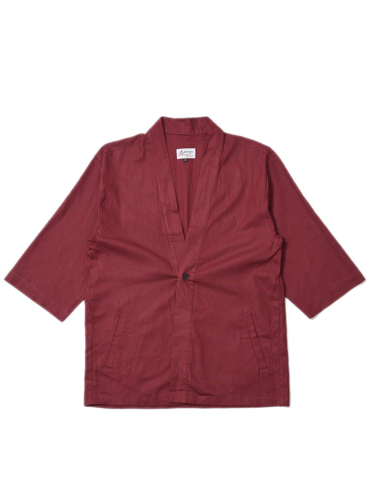 Jackhammer Ramie Noragi Jacket Sangria - MORE by Morello Indonesia