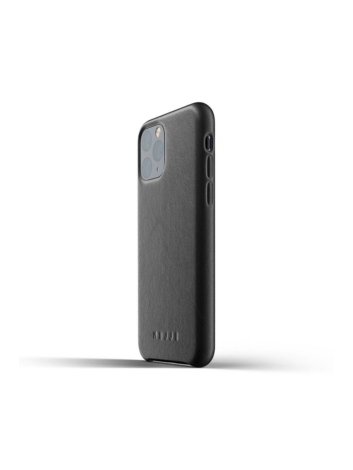 Mujjo Full Leather Case for iPhone 11 Pro Black - MORE by Morello Indonesia