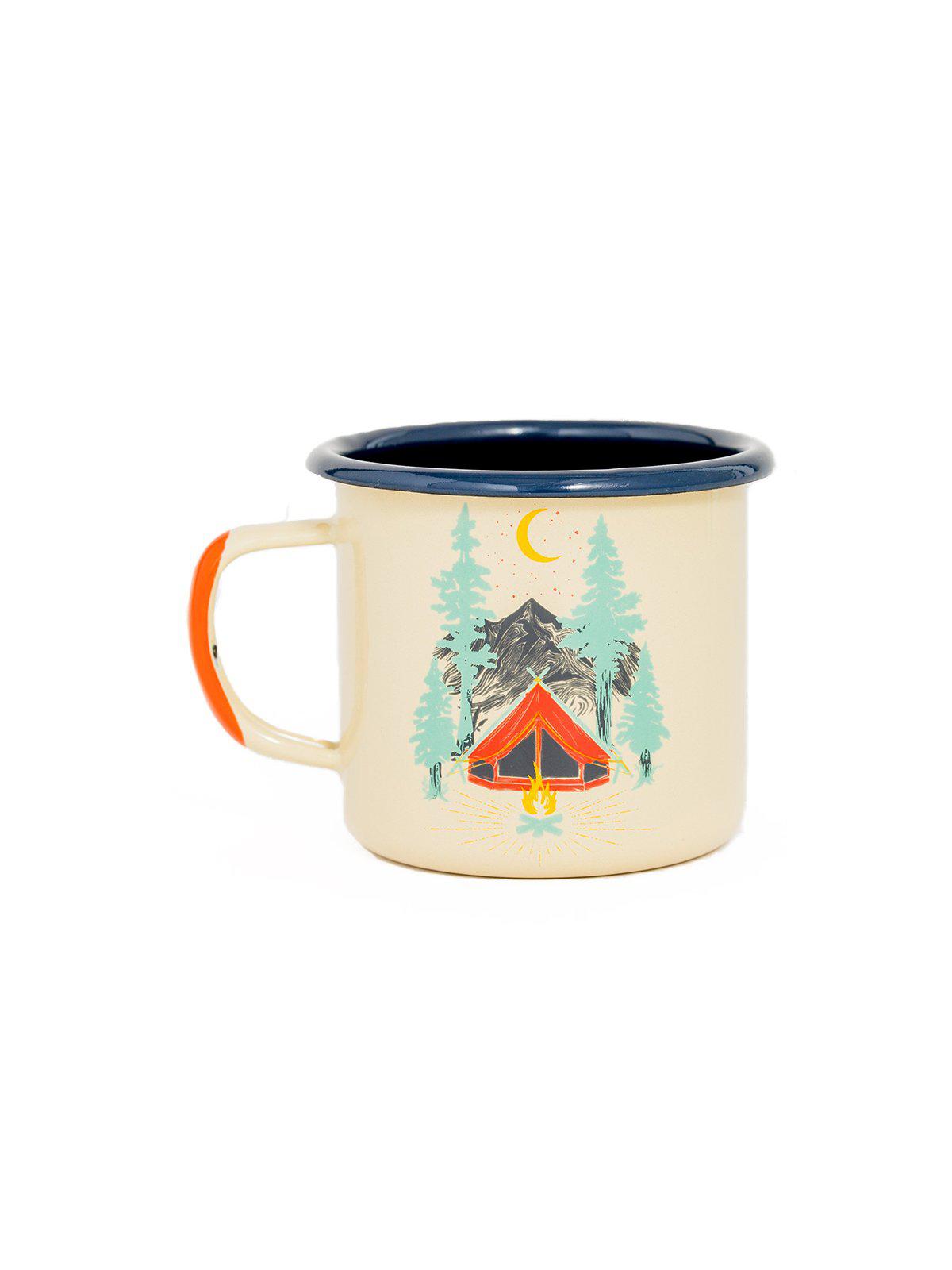 United by Blue Tent Dreams Enamel 12 oz Mug - MORE by Morello Indonesia