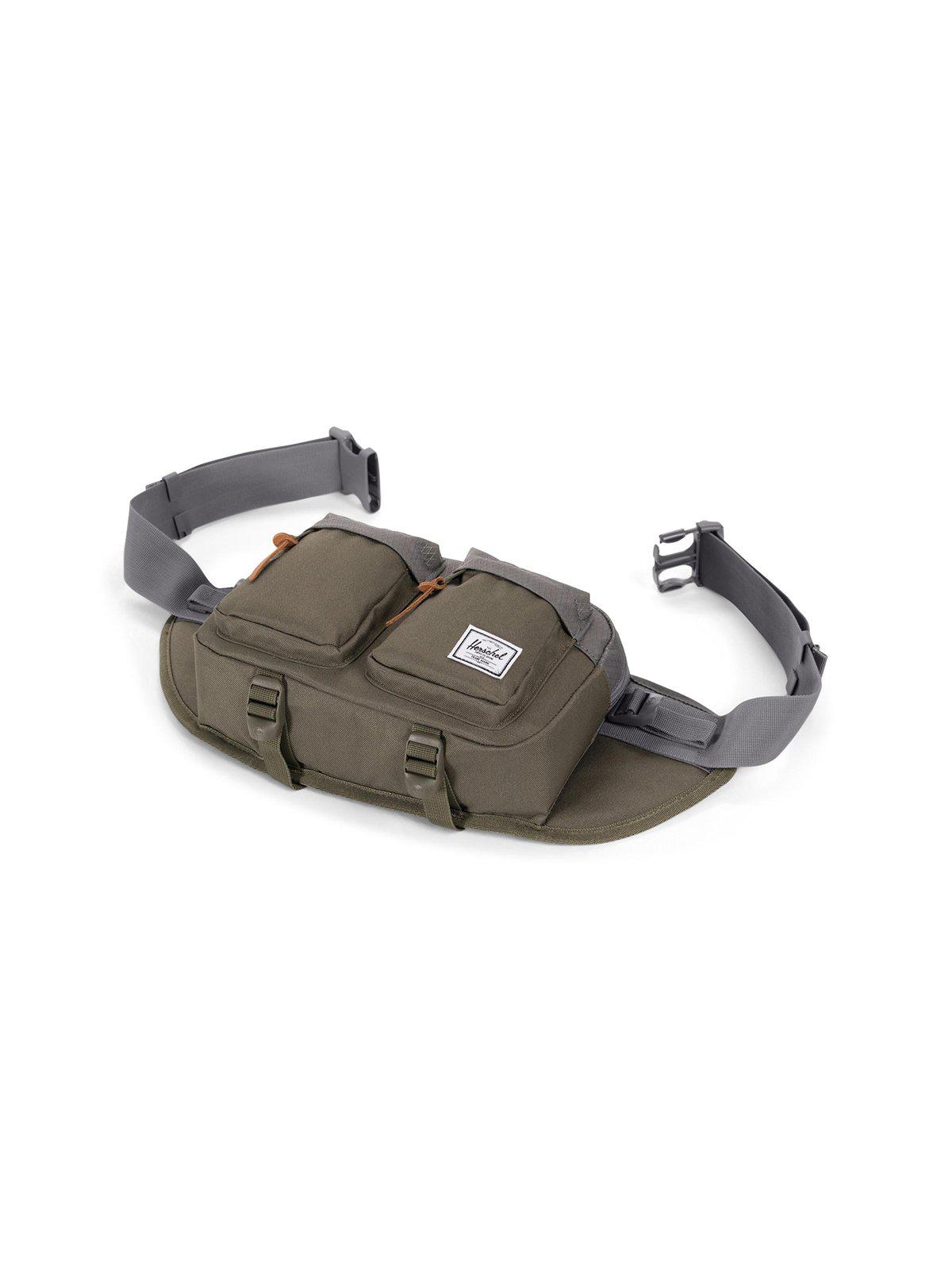Herschel Eighteen Hip Pack 600D Poly Ivy Green Smoked Pearl 6L - MORE by Morello Indonesia