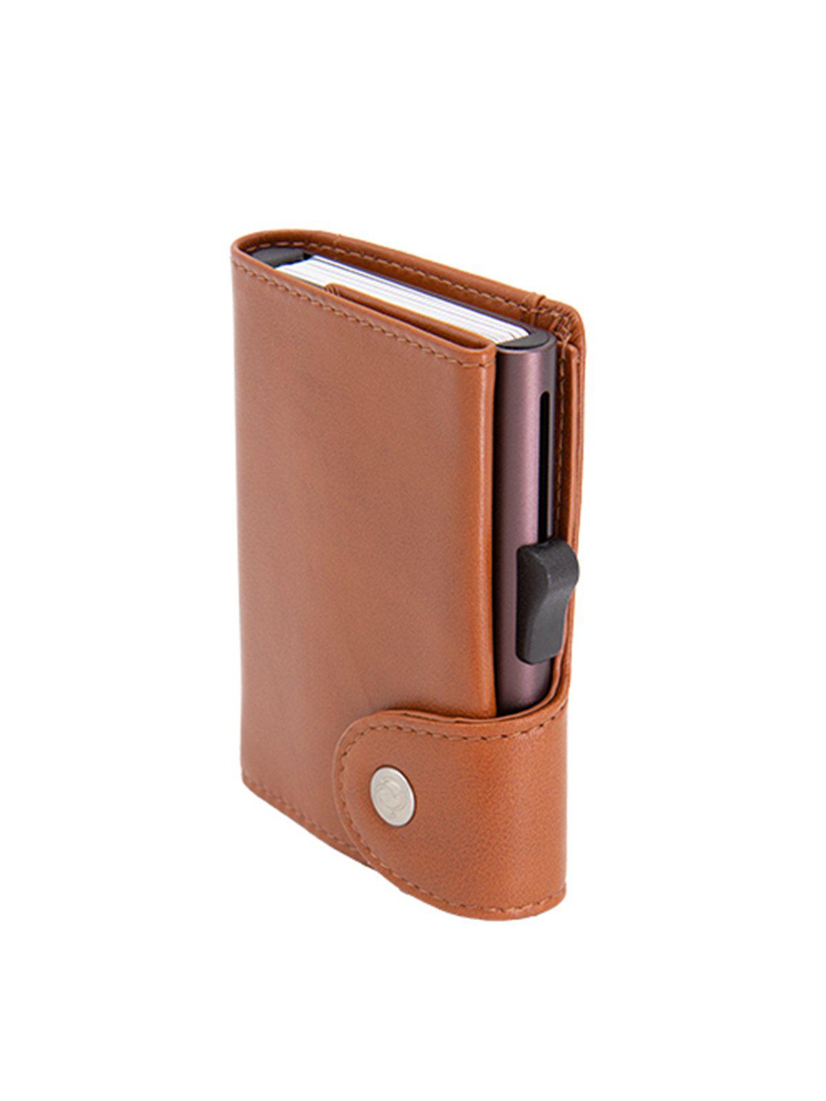 C-Secure XL Italian Leather Wallet RFID Chestnut Brown - MORE by Morello Indonesia