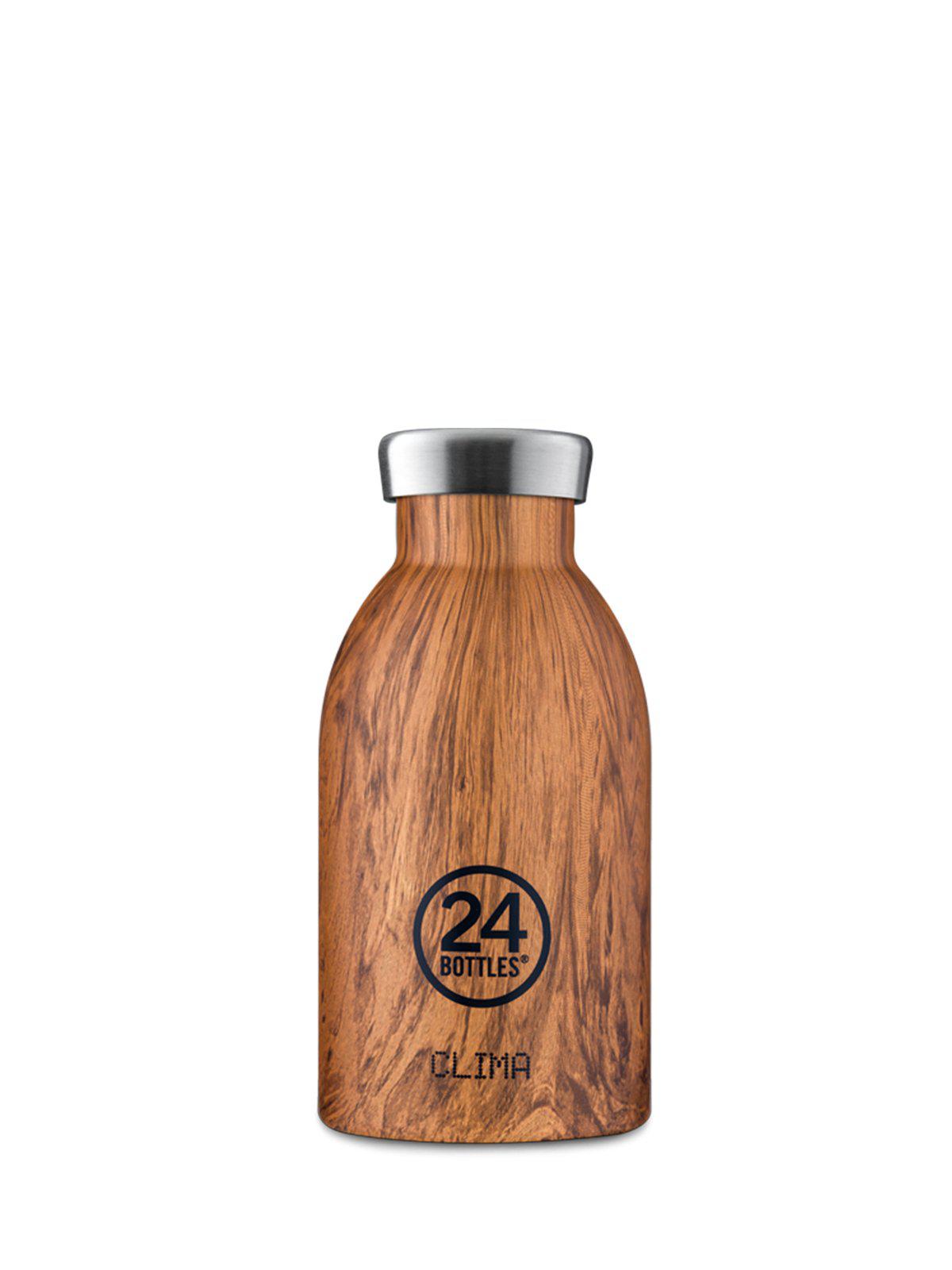 24Bottles Clima Bottle Sequoia Wood 330ml - MORE by Morello Indonesia