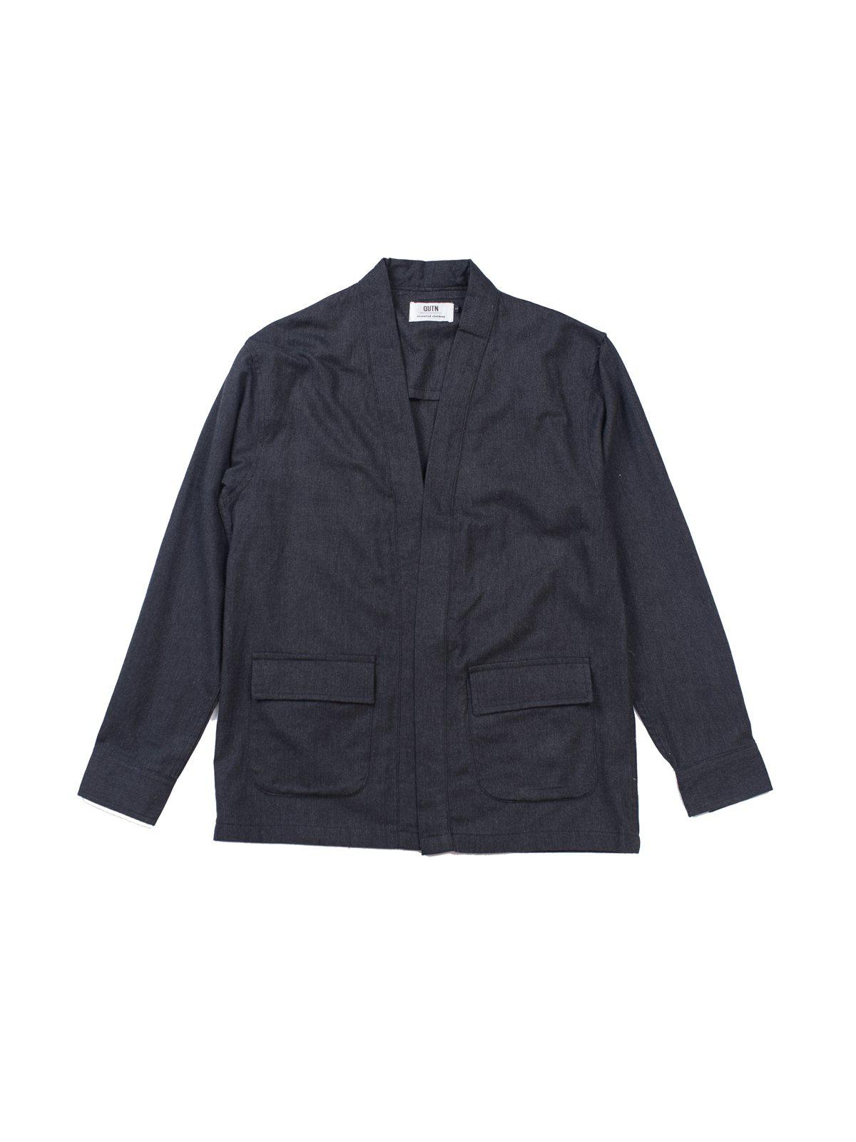 Qutn Throw On Midnight Flannel - MORE by Morello Indonesia