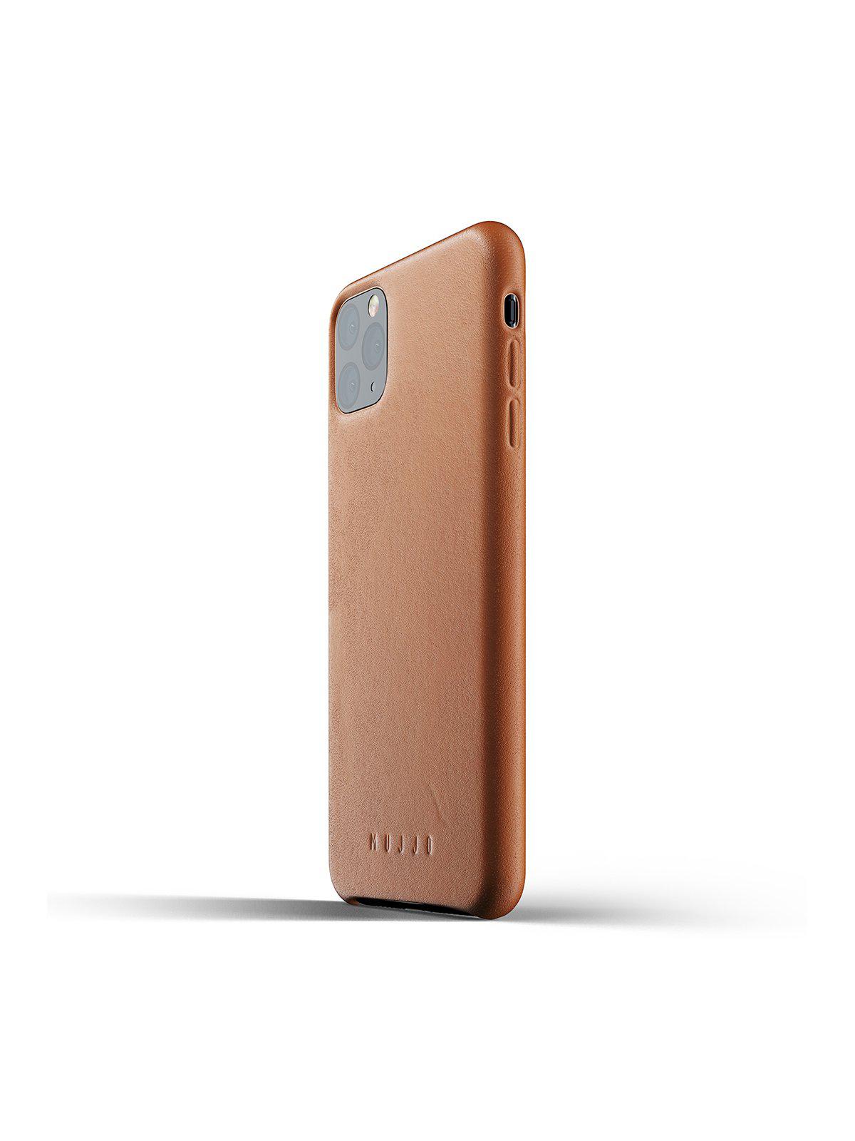 Mujjo Full Leather Case for iPhone 11 Pro Max Tan - MORE by Morello Indonesia