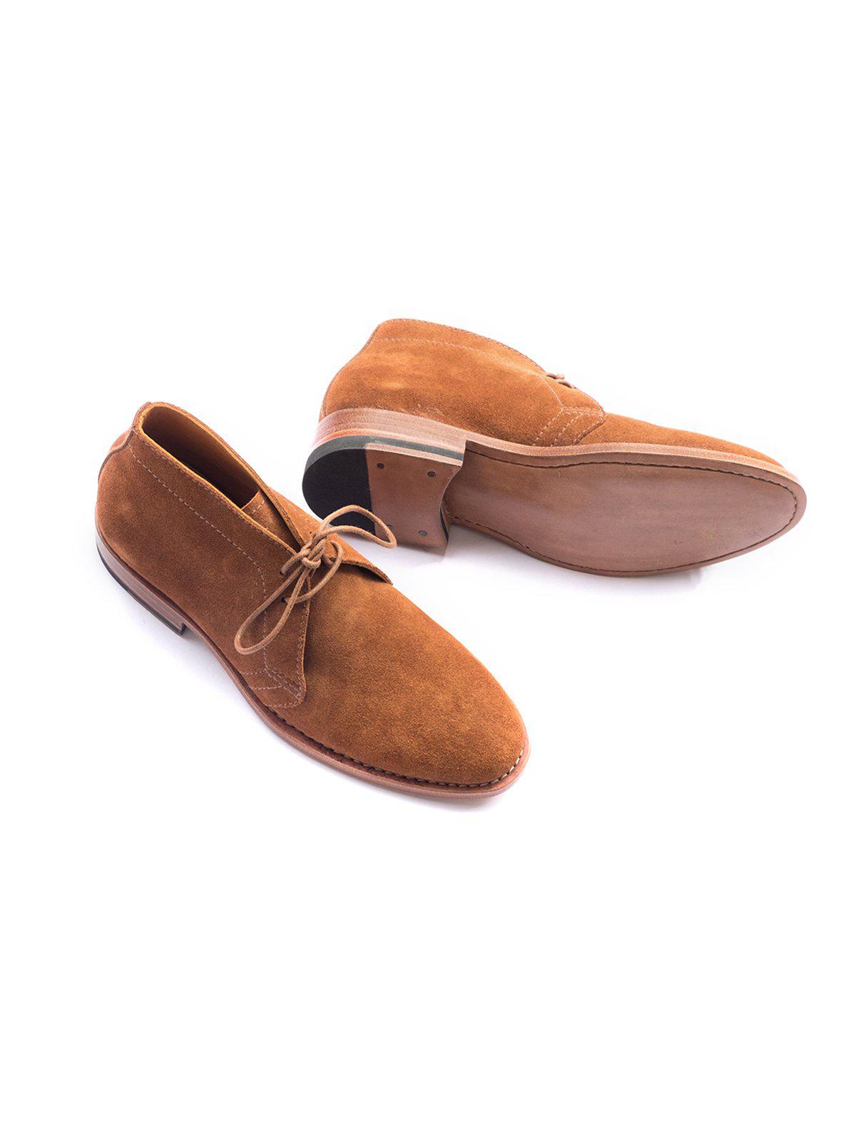 Santalum Casual Rover Chukka Brown Suede Leather - MORE by Morello Indonesia