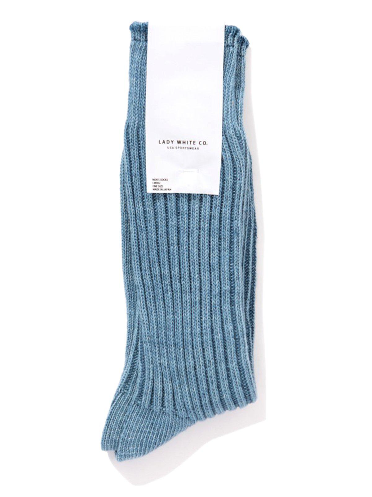 Lady White Co. Athletic Socks Light Blue - MORE by Morello Indonesia