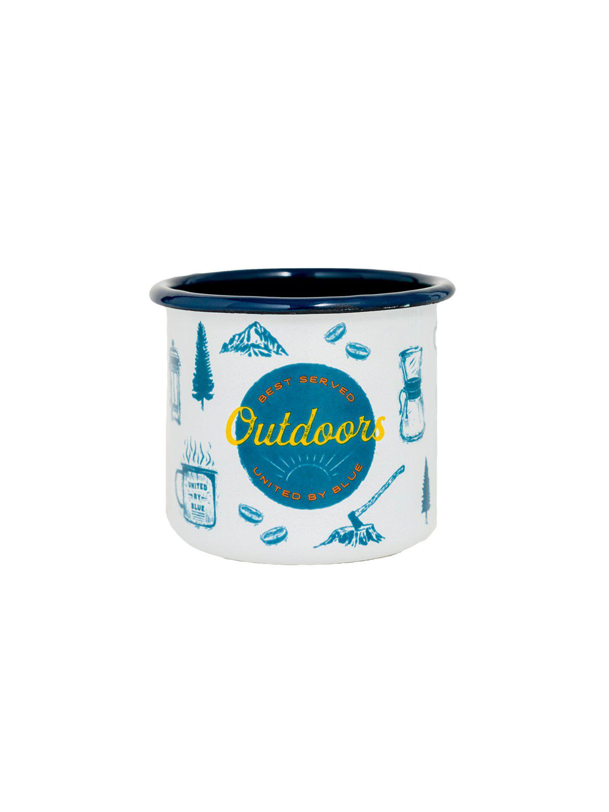 United by Blue Outdoors Enamel 12 oz Mug - MORE by Morello Indonesia